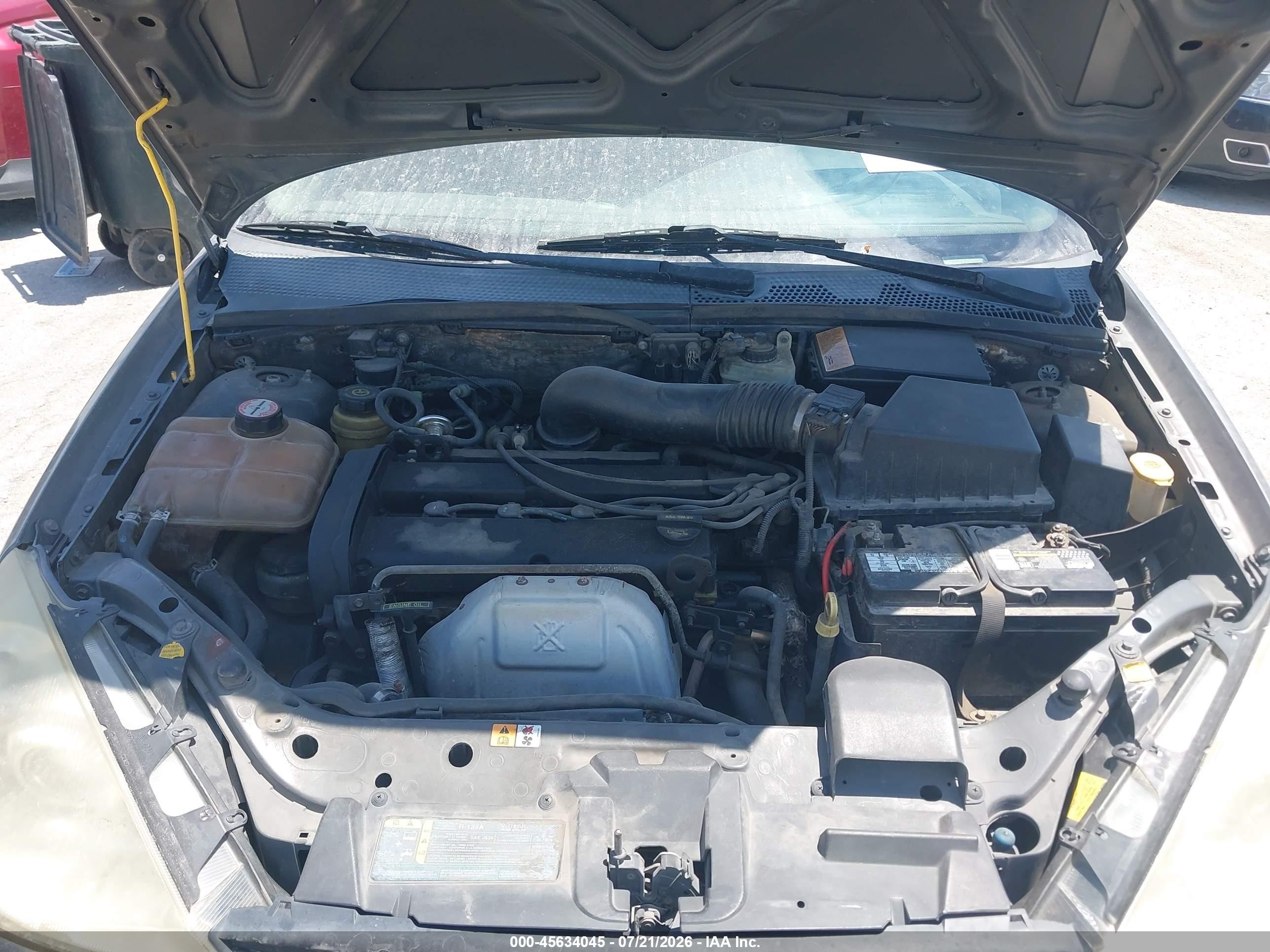 2002 Ford Focus   Gray vin: 1FAFP38372W318452