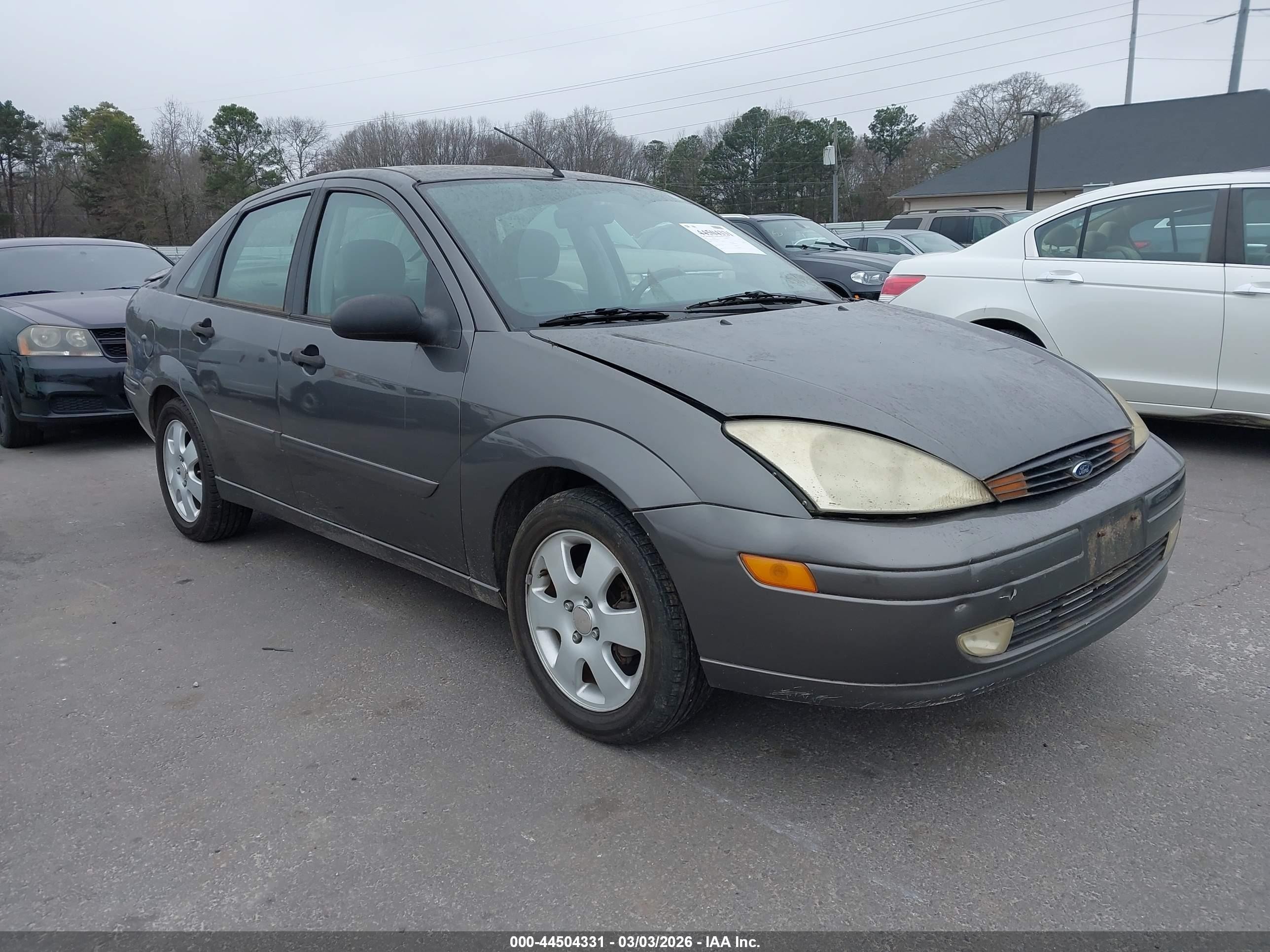 2002 Ford Focus Zts Серый vin: 1FAFP383X2W141086