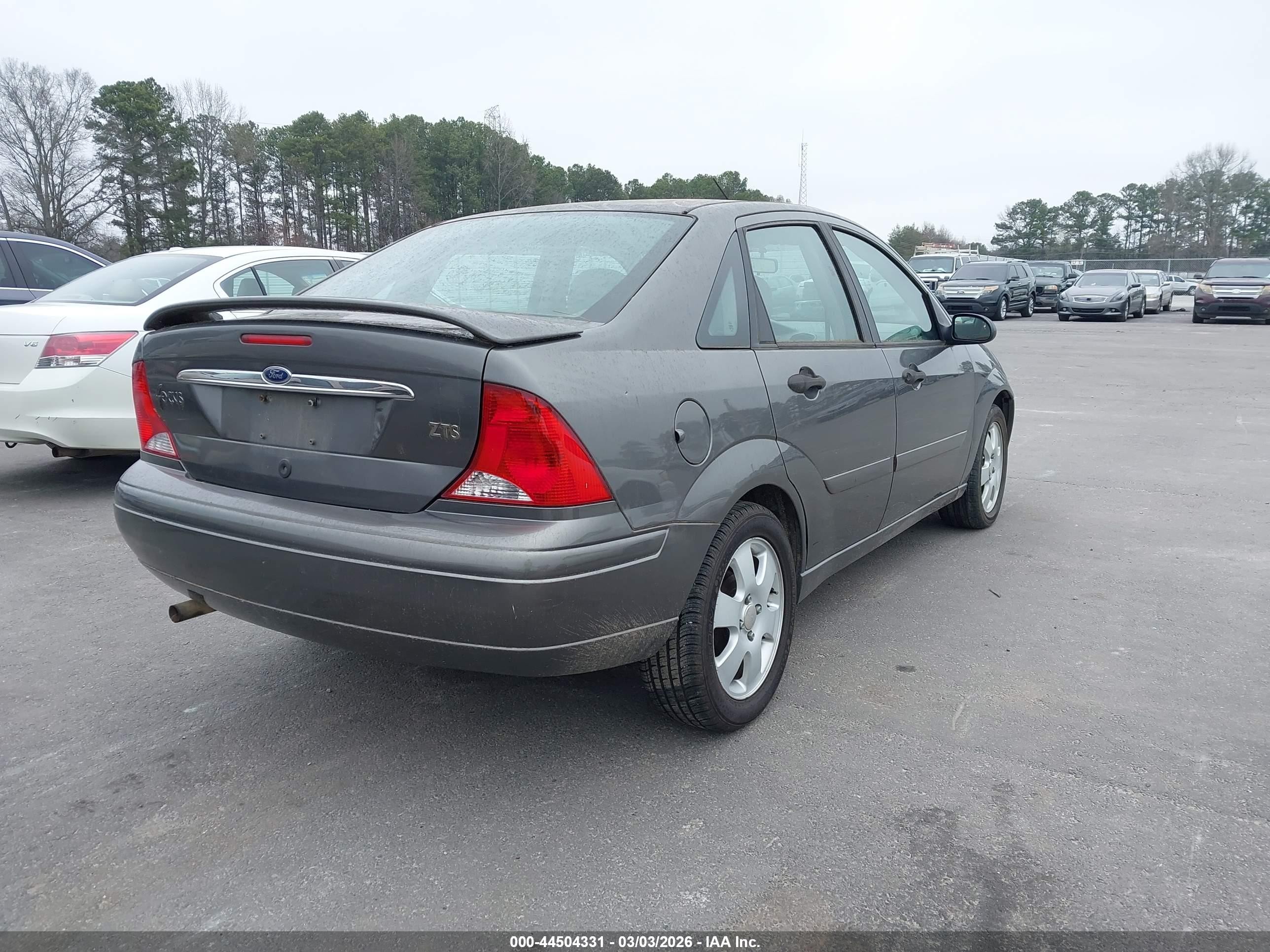 2002 Ford Focus Zts Серый vin: 1FAFP383X2W141086