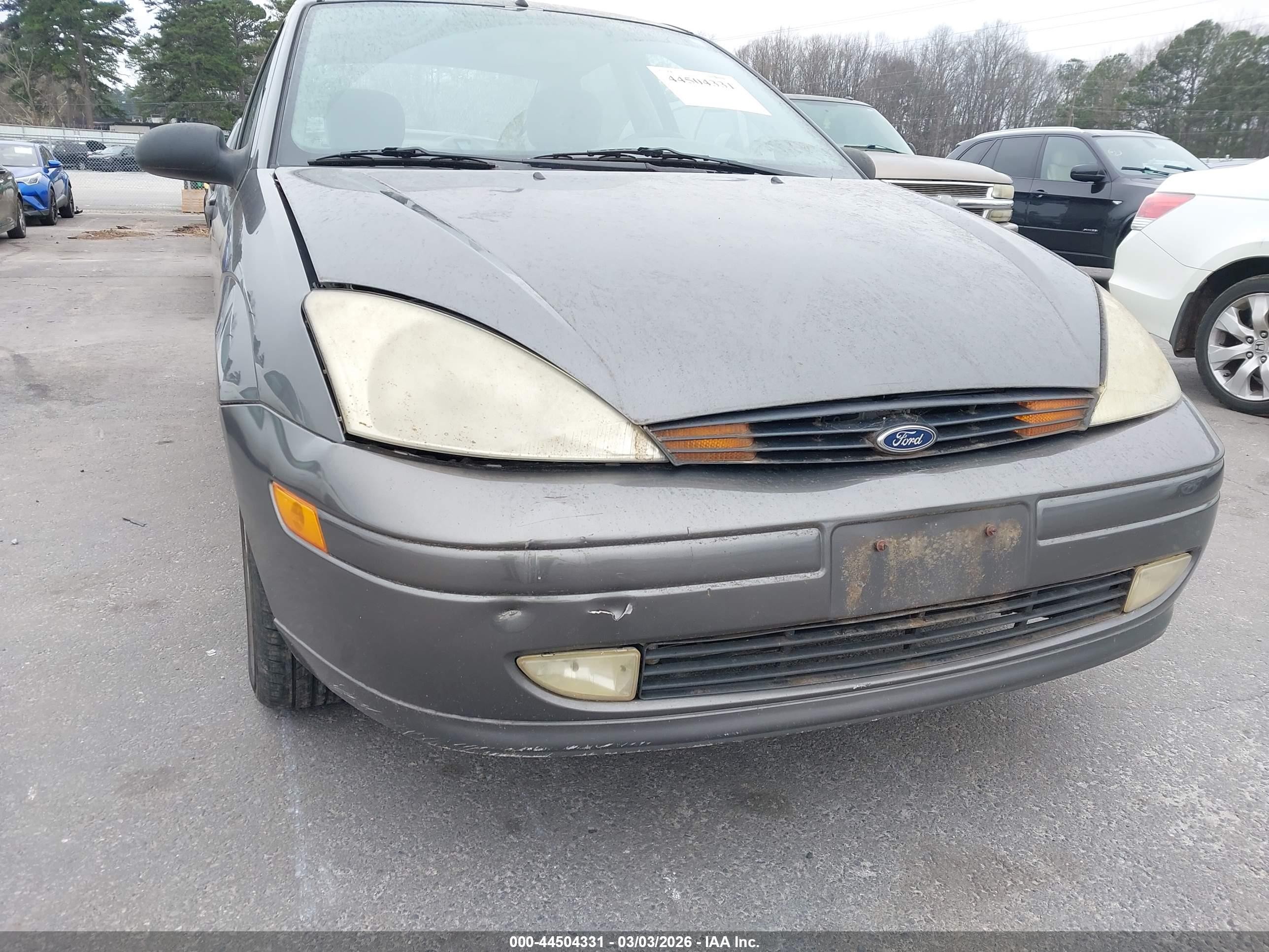 2002 Ford Focus Zts Серый vin: 1FAFP383X2W141086
