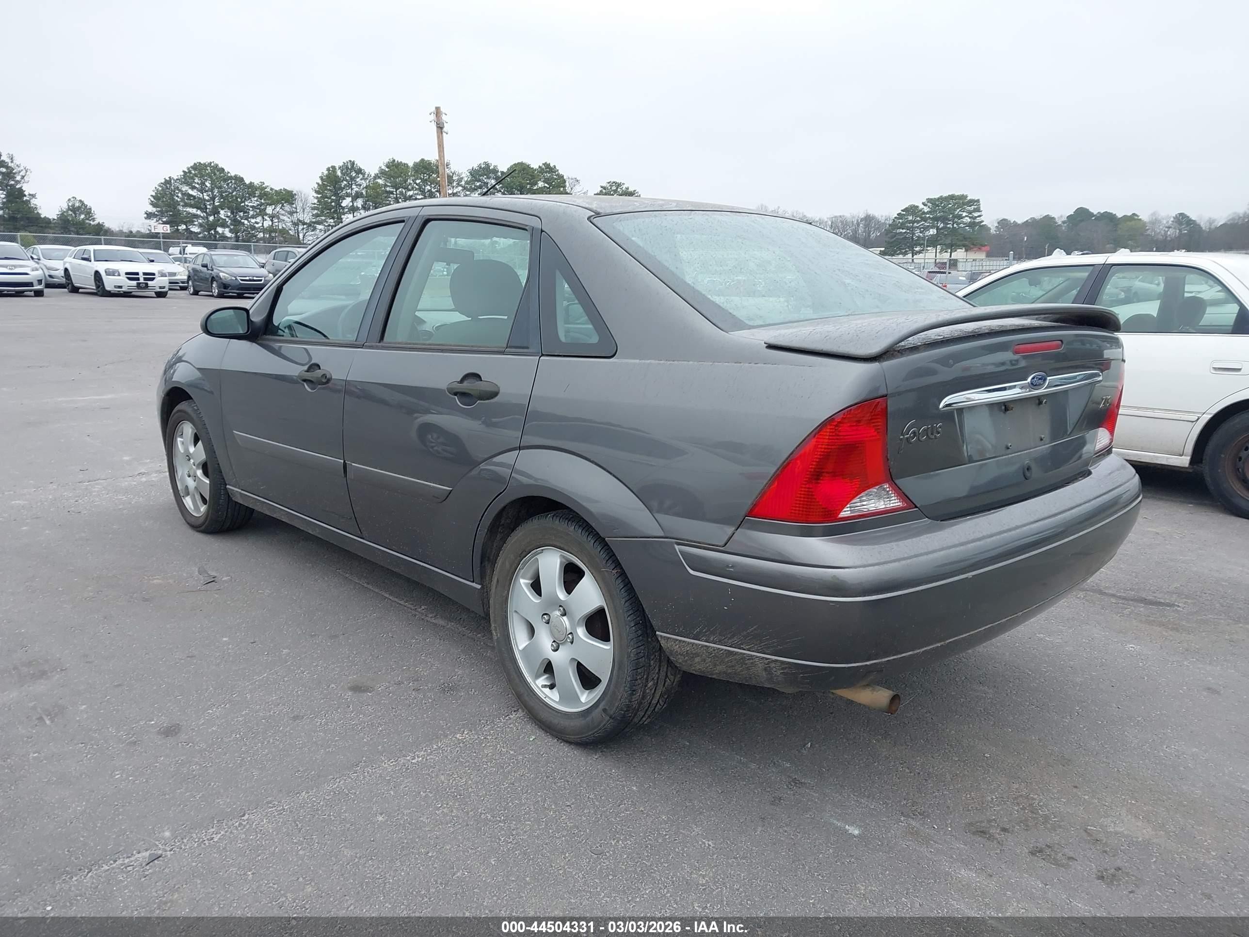 2002 Ford Focus Zts Серый vin: 1FAFP383X2W141086