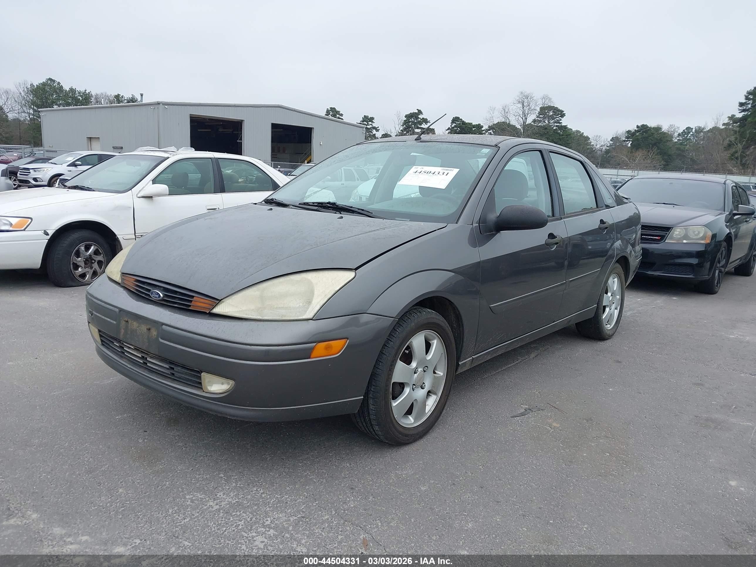 2002 Ford Focus Zts Серый vin: 1FAFP383X2W141086