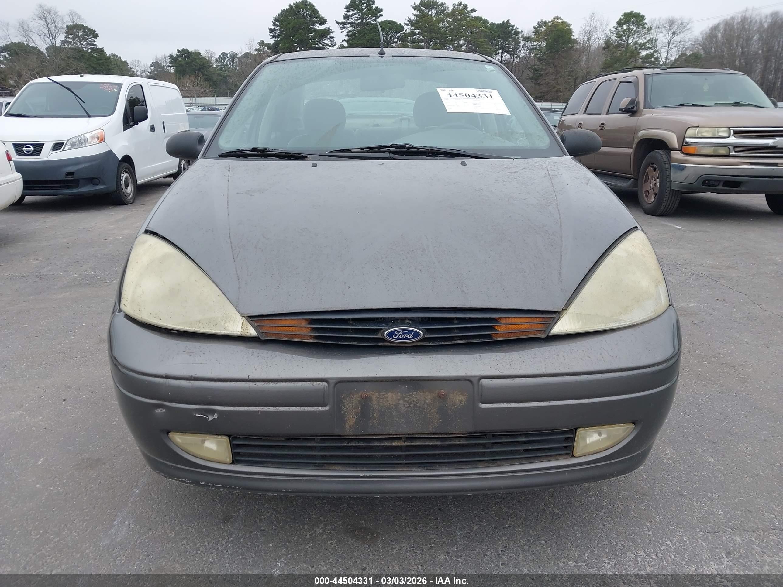 2002 Ford Focus Zts Серый vin: 1FAFP383X2W141086
