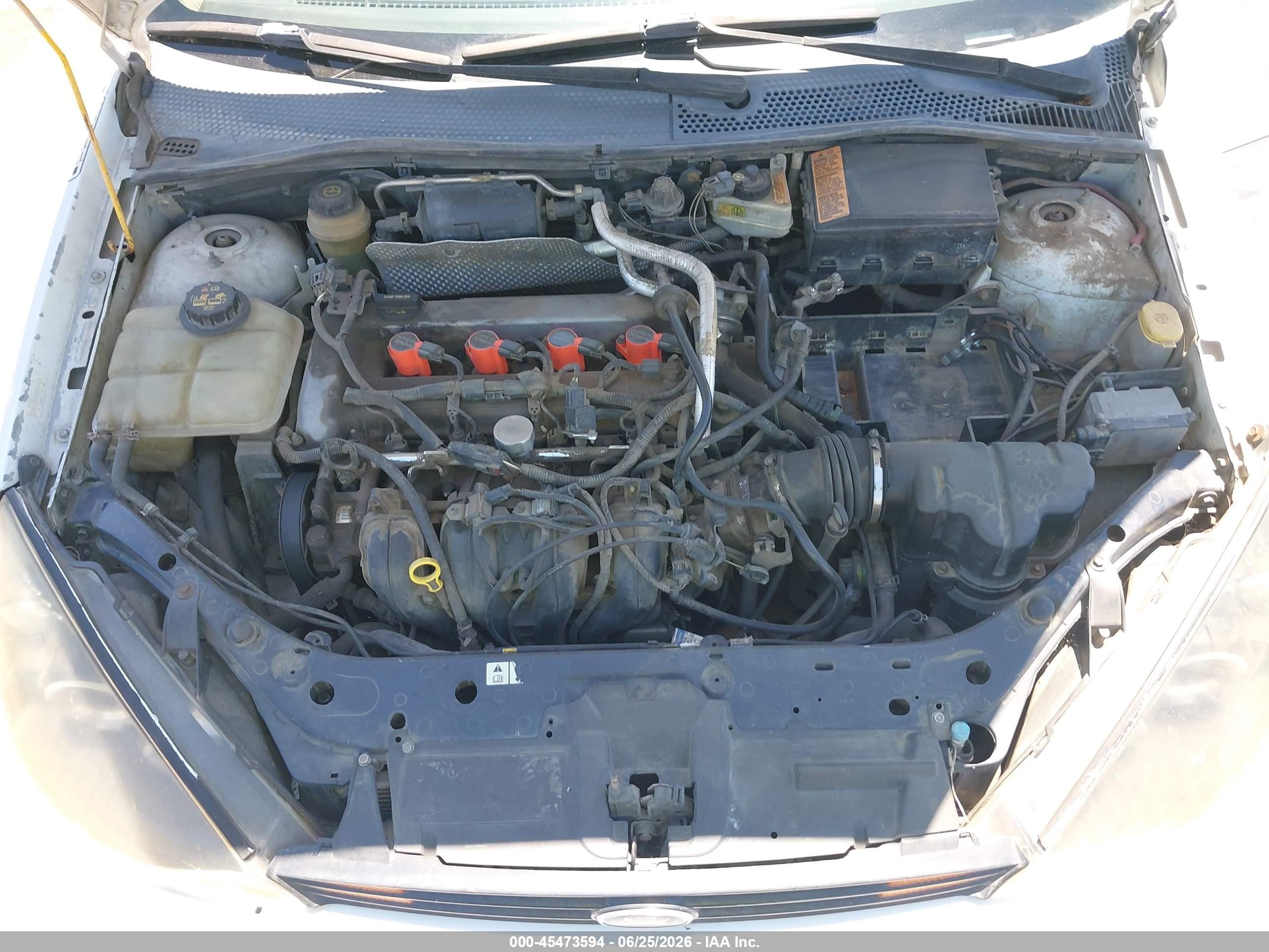 2004 Ford Focus Zts White vin: 1FAFP38Z04W181832