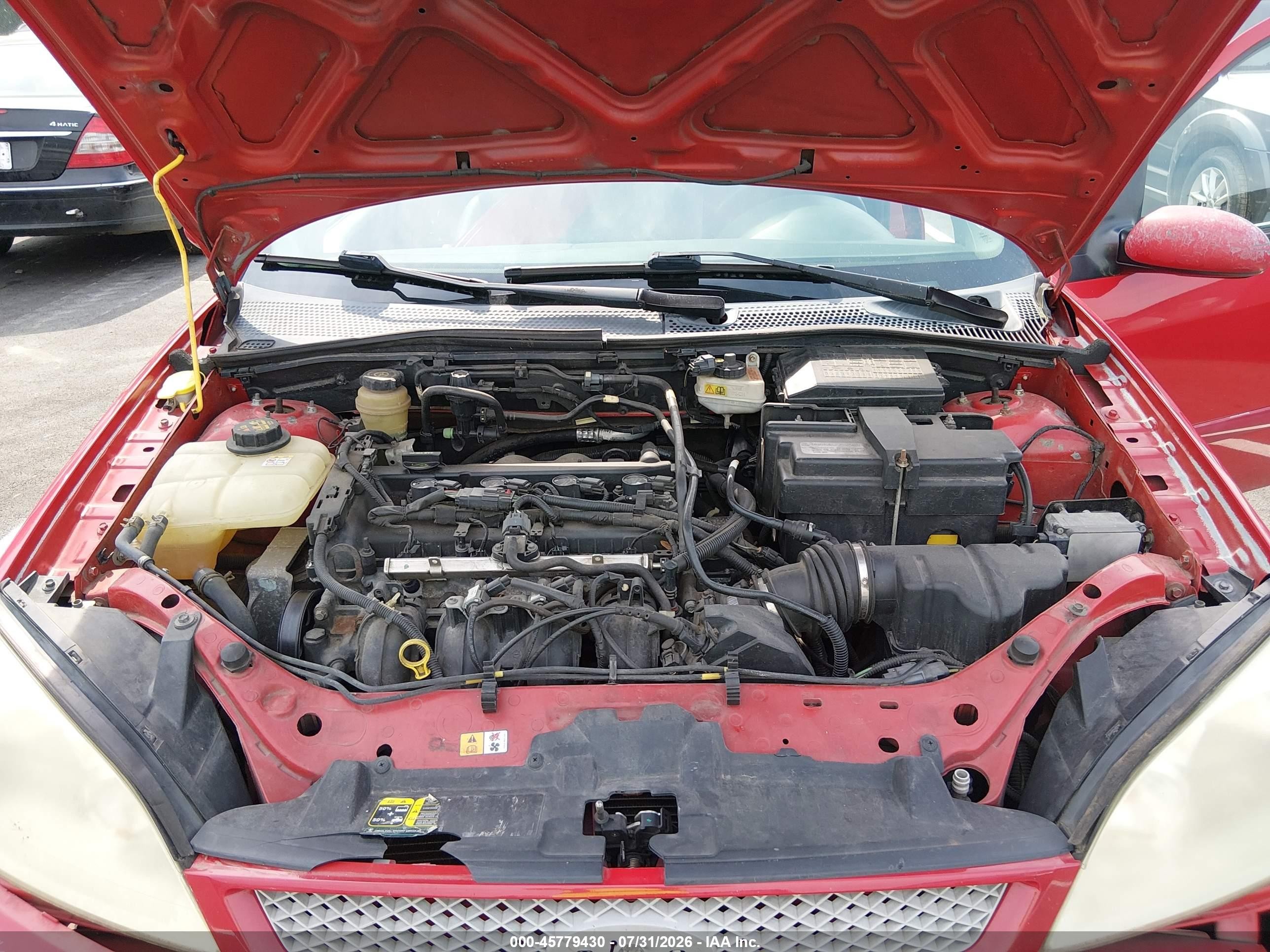 2006 Ford Focus Zx4 Red vin: 1FAFP38Z06W134142