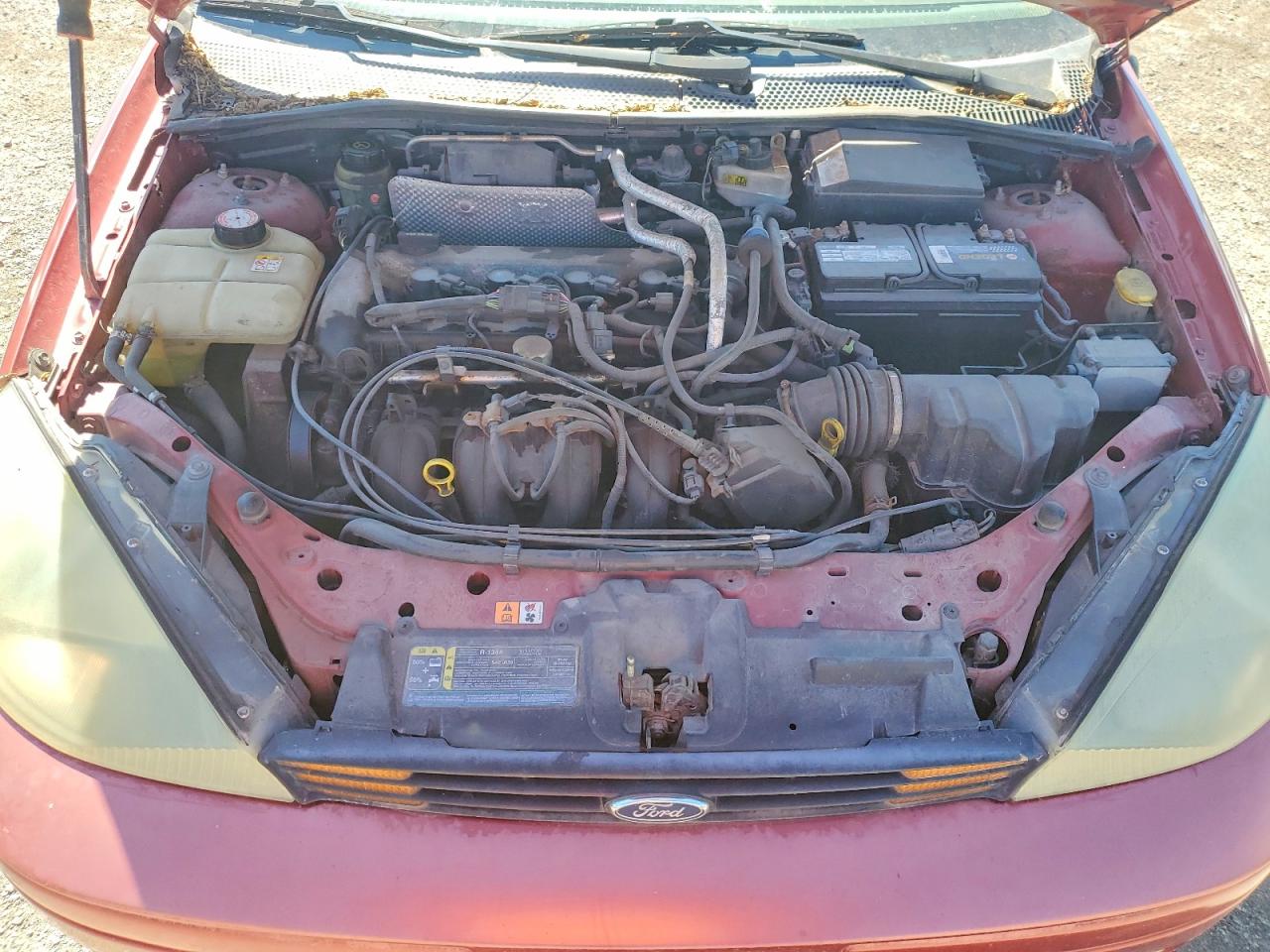 2004 Ford Focus Zts Maroon vin: 1FAFP38Z24W116710