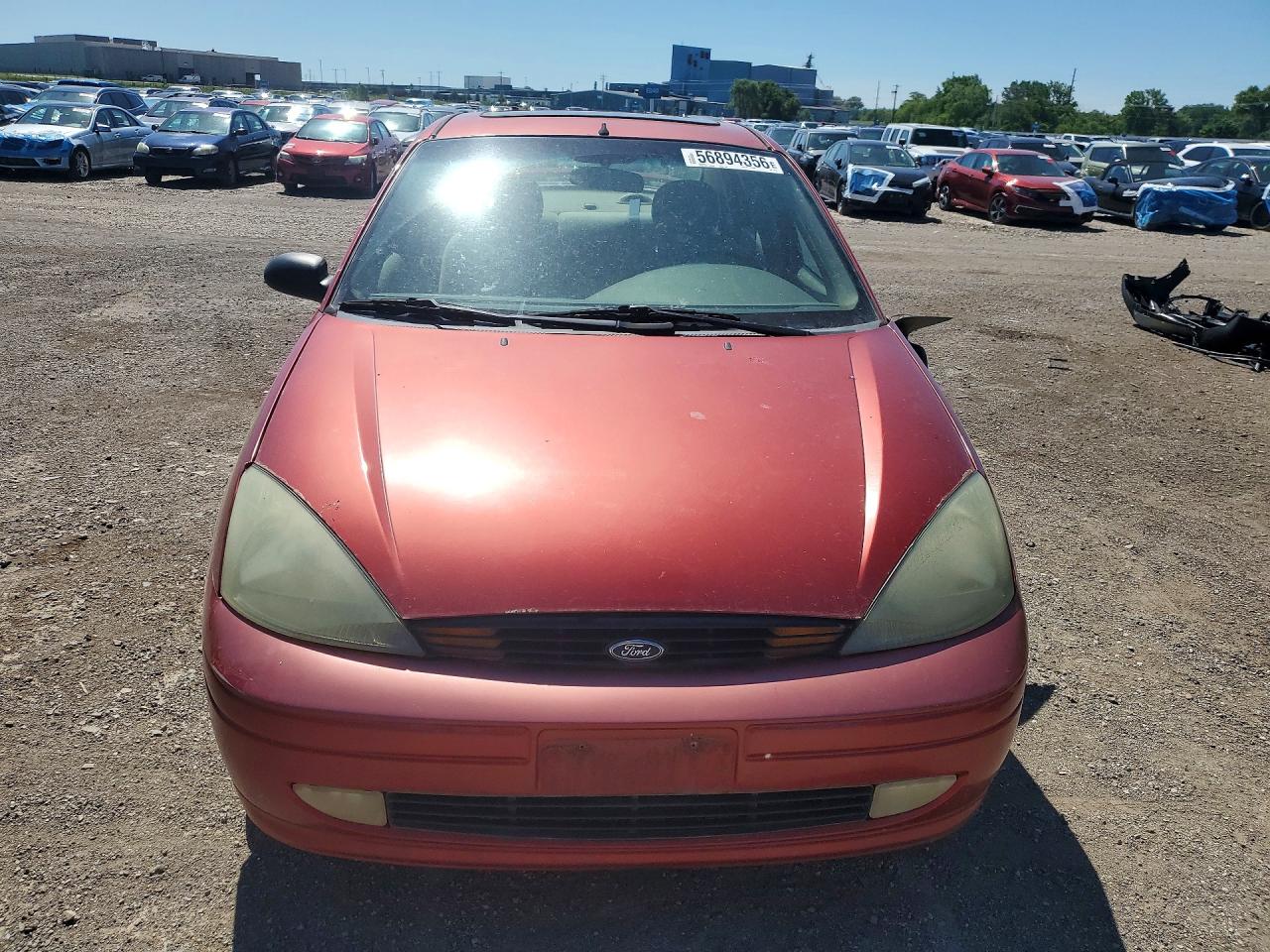 2004 Ford Focus Zts Maroon vin: 1FAFP38Z24W116710