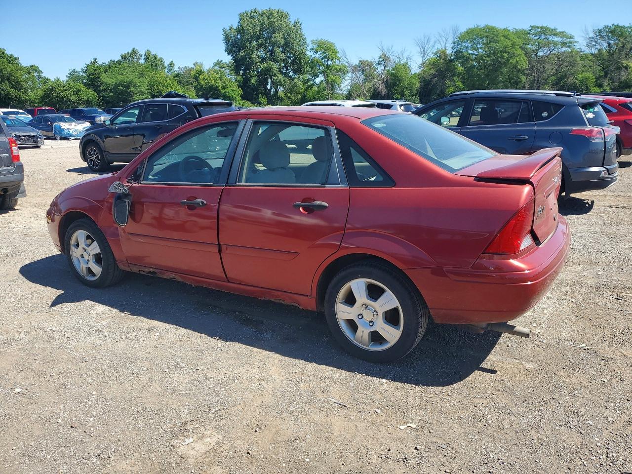 2004 Ford Focus Zts Maroon vin: 1FAFP38Z24W116710