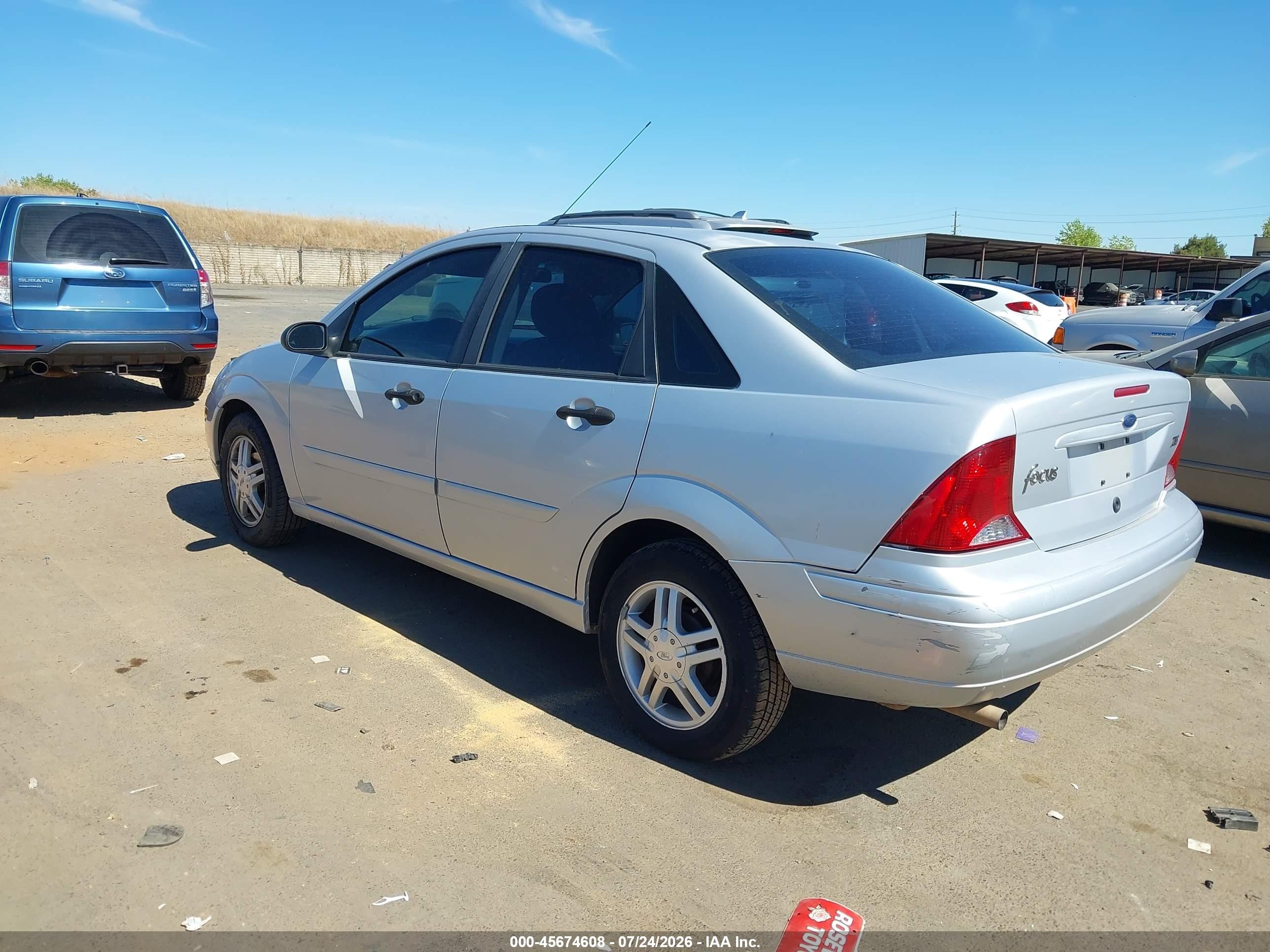 2004 Ford Focus Zts Серебряный vin: 1FAFP38Z24W119445
