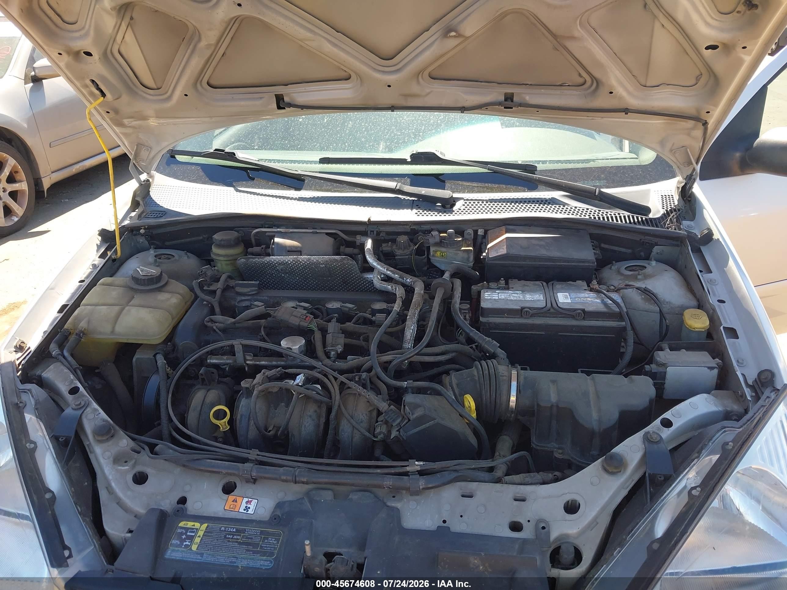 2004 Ford Focus Zts Серебряный vin: 1FAFP38Z24W119445