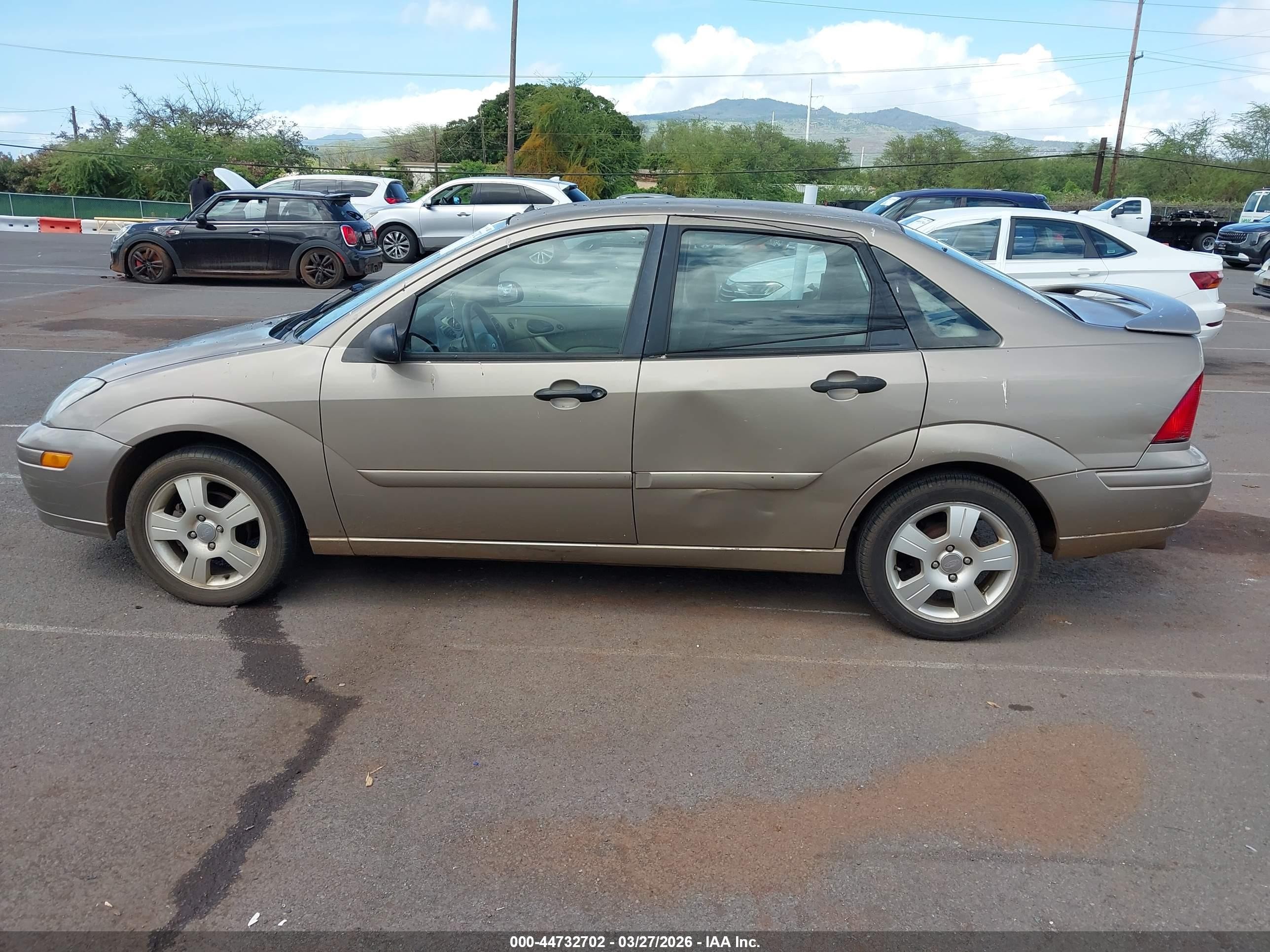 2004 Ford Focus Zts Champagne vin: 1FAFP38Z24W162375