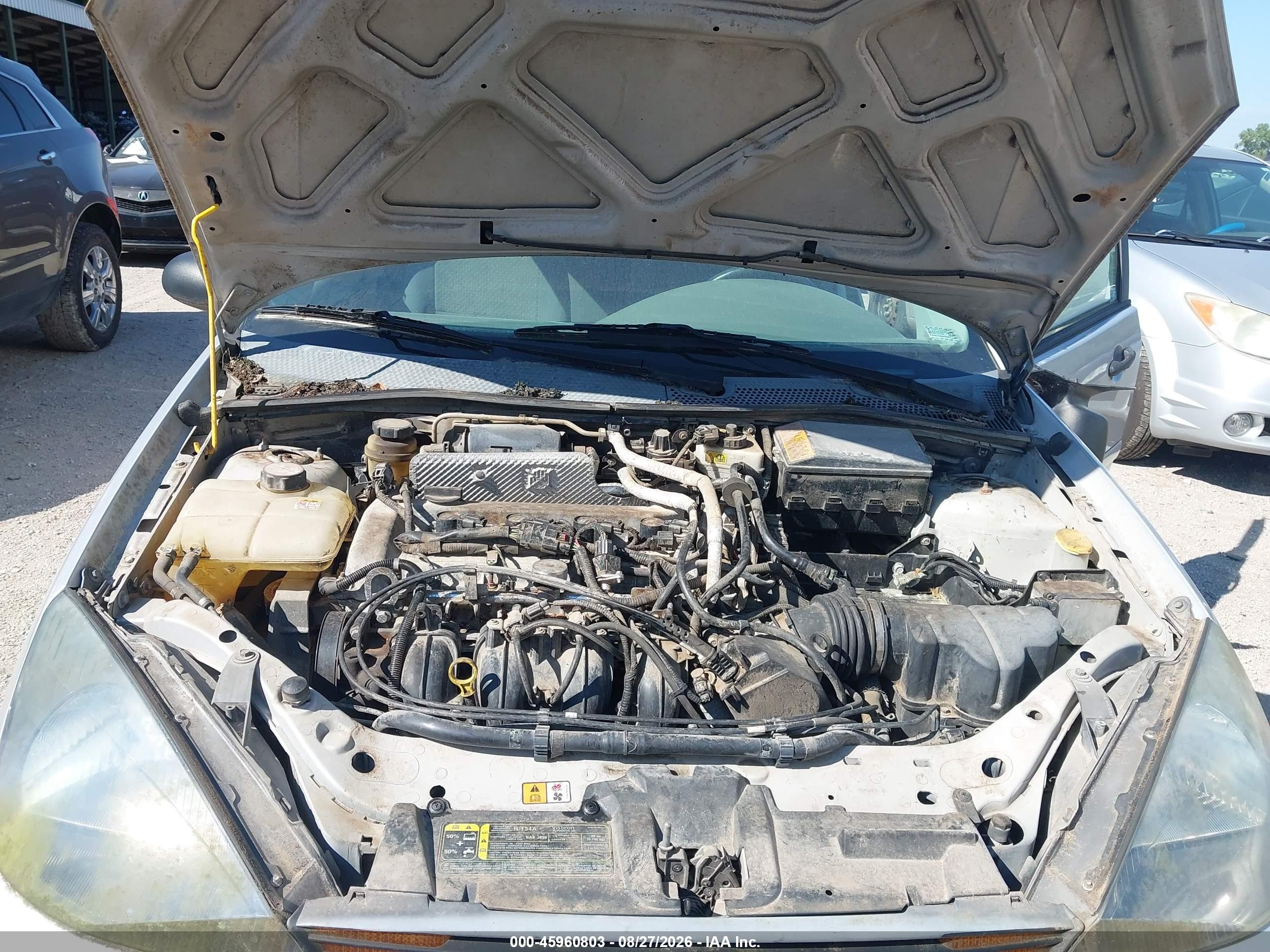 2004 Ford Focus Zts Silver vin: 1FAFP38Z74W138556