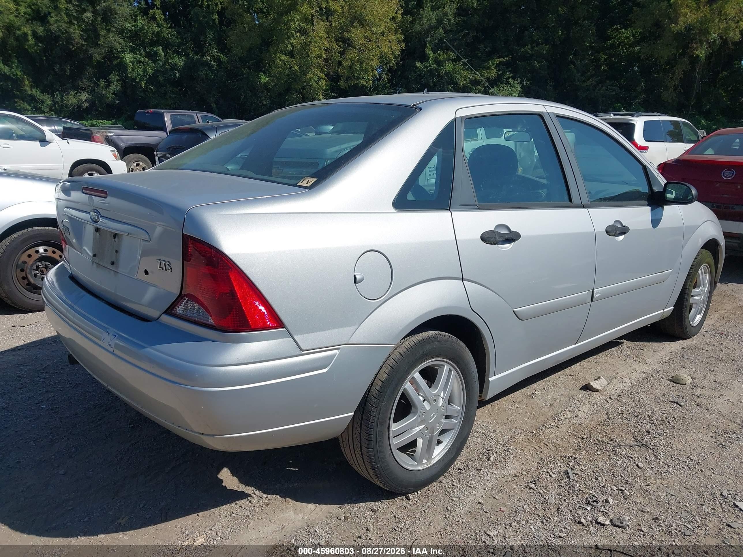 2004 Ford Focus Zts Silver vin: 1FAFP38Z74W138556