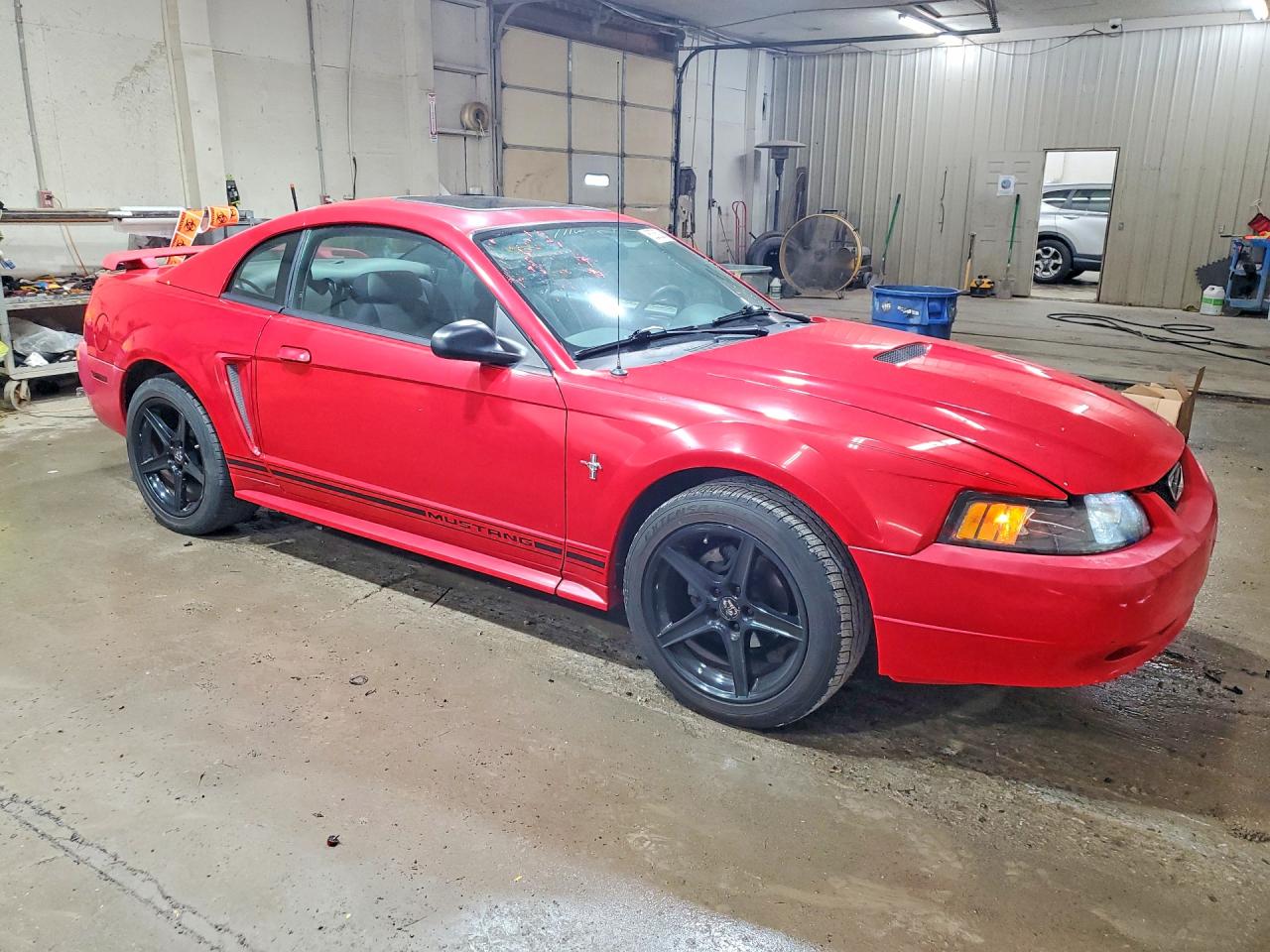 2002 Ford Mustang Red vin: 1FAFP40402F135050