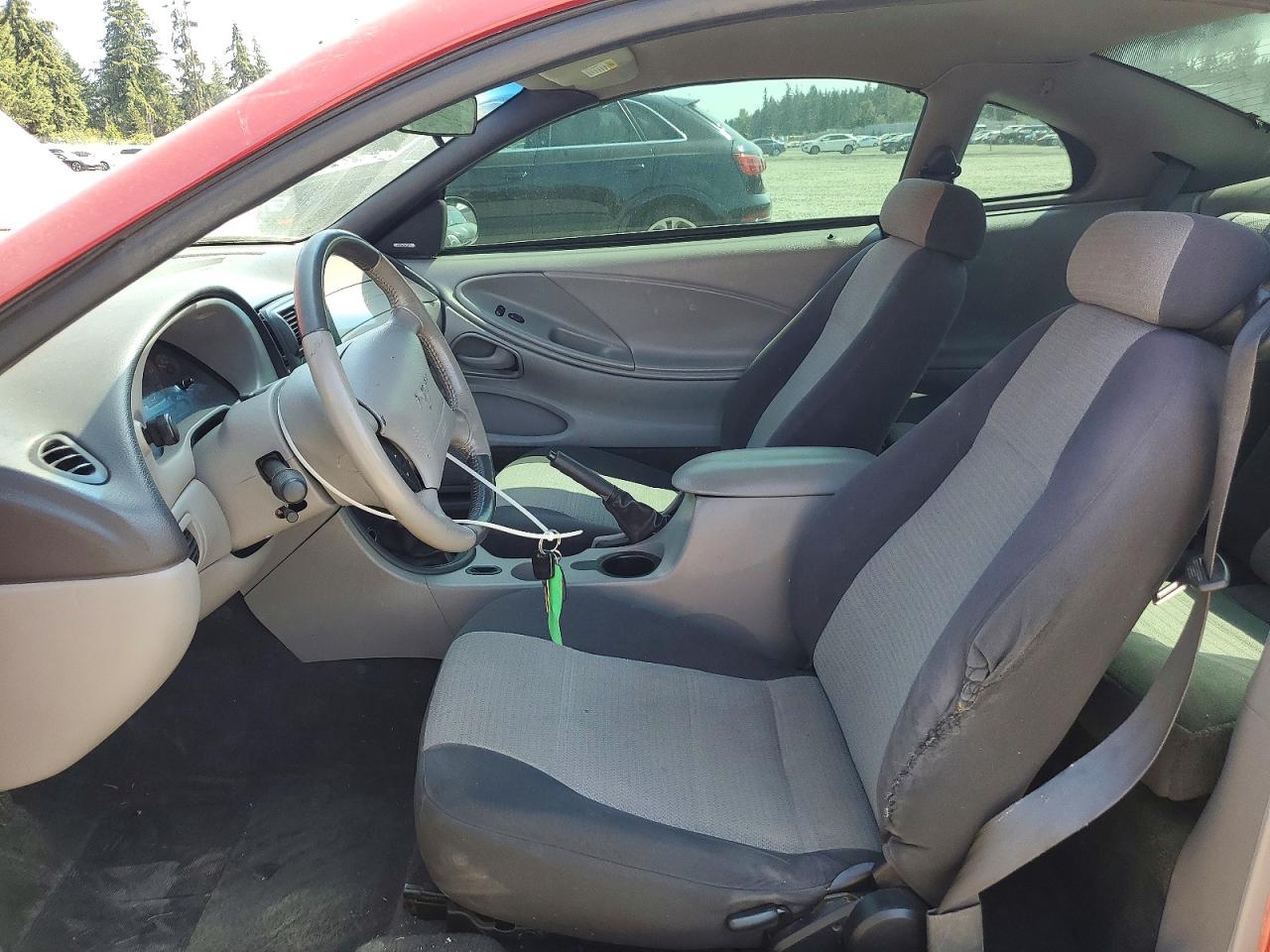 2002 Ford Mustang Red vin: 1FAFP40402F222513