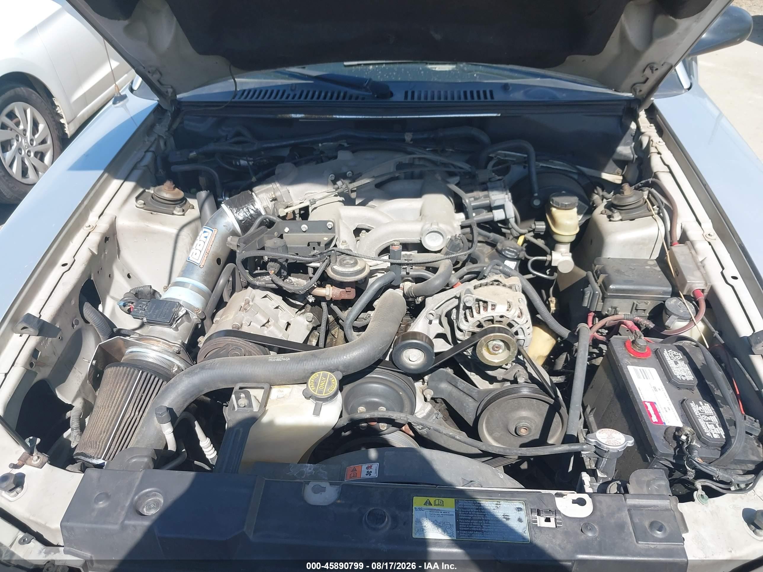2002 Ford Mustang Deluxe/premium/standard Silver vin: 1FAFP40402F241725
