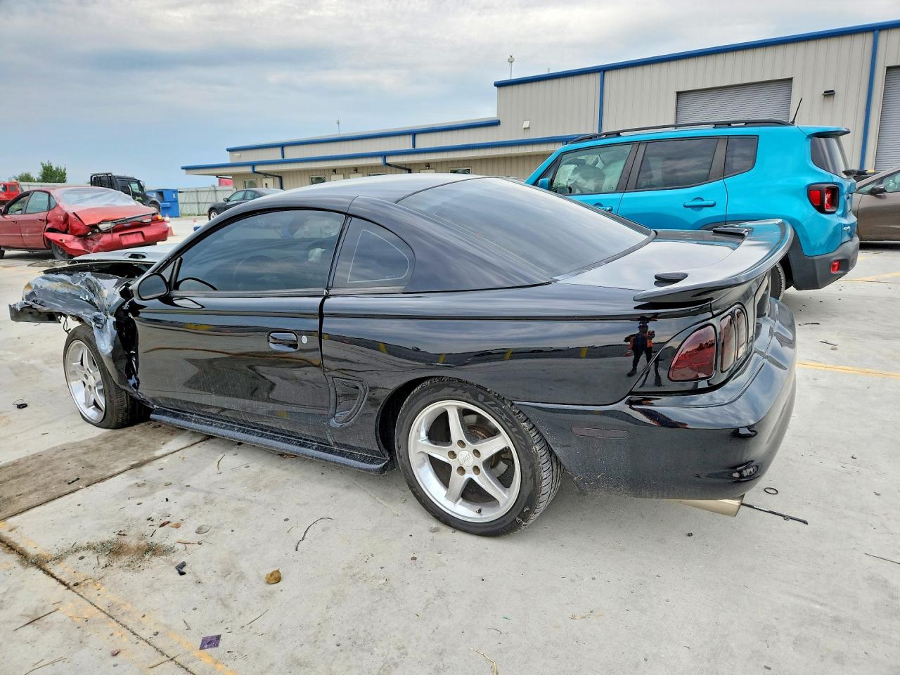 1998 Ford Mustang Black vin: 1FAFP4040WF164022