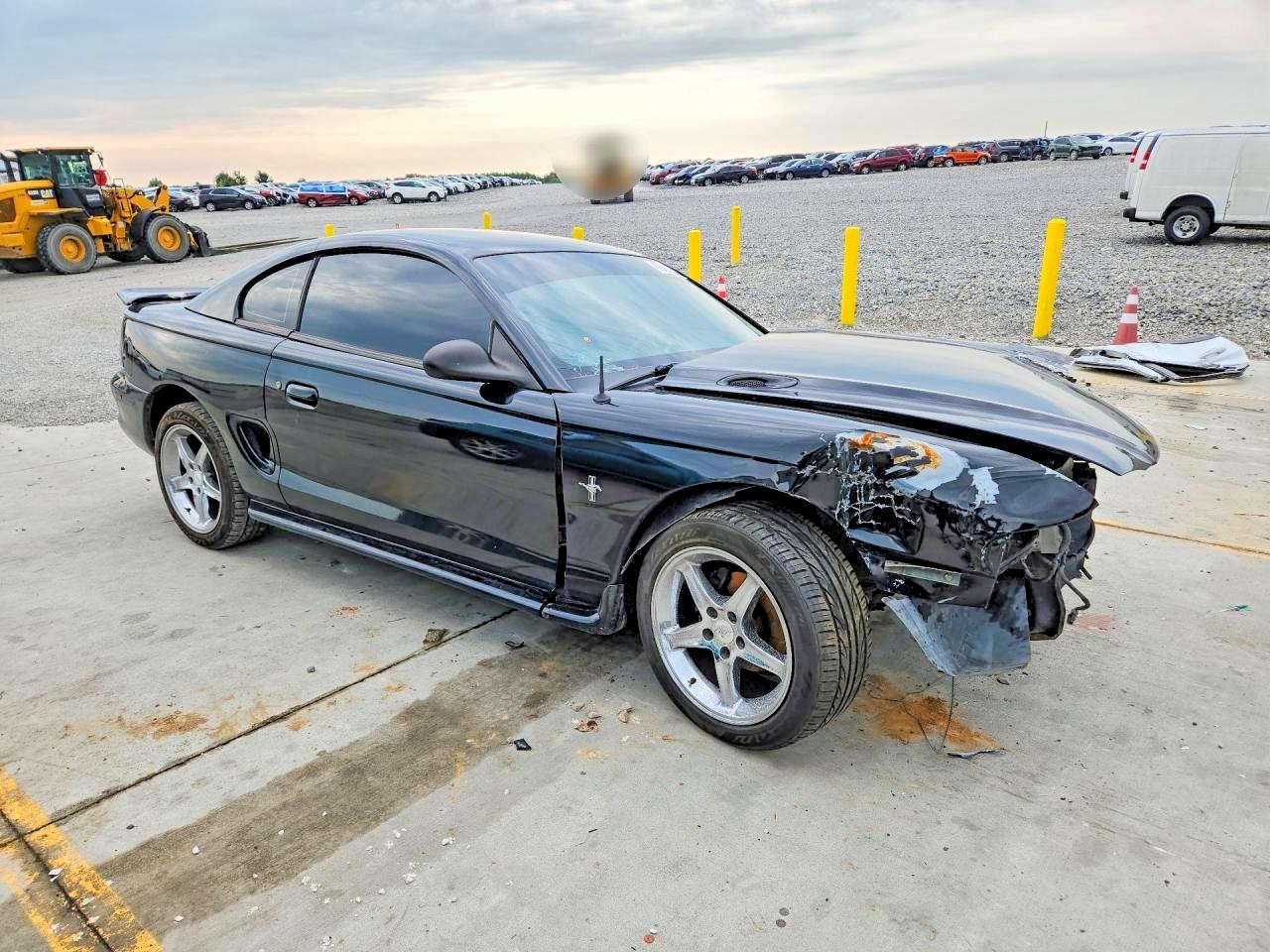 1998 Ford Mustang Black vin: 1FAFP4040WF164022