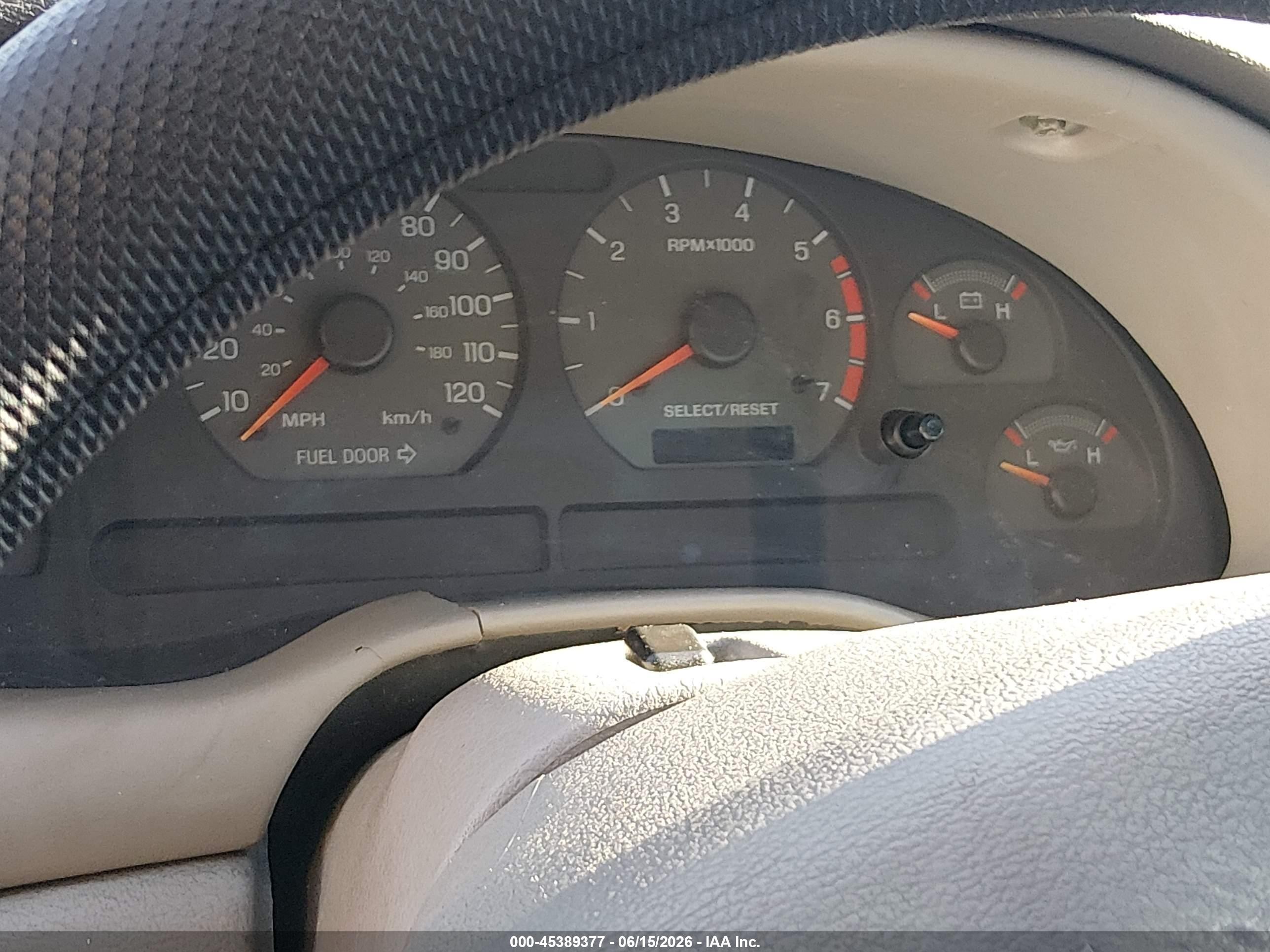 1999 Ford Mustang   Blue vin: 1FAFP4040XF210949