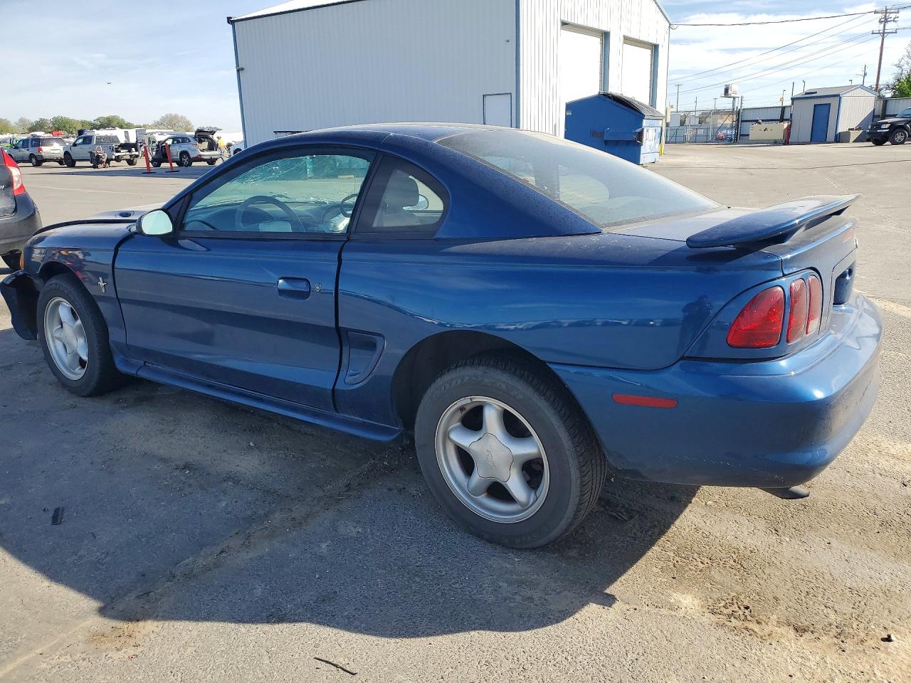 1998 Ford Mustang Blue vin: 1FAFP4041WF160075