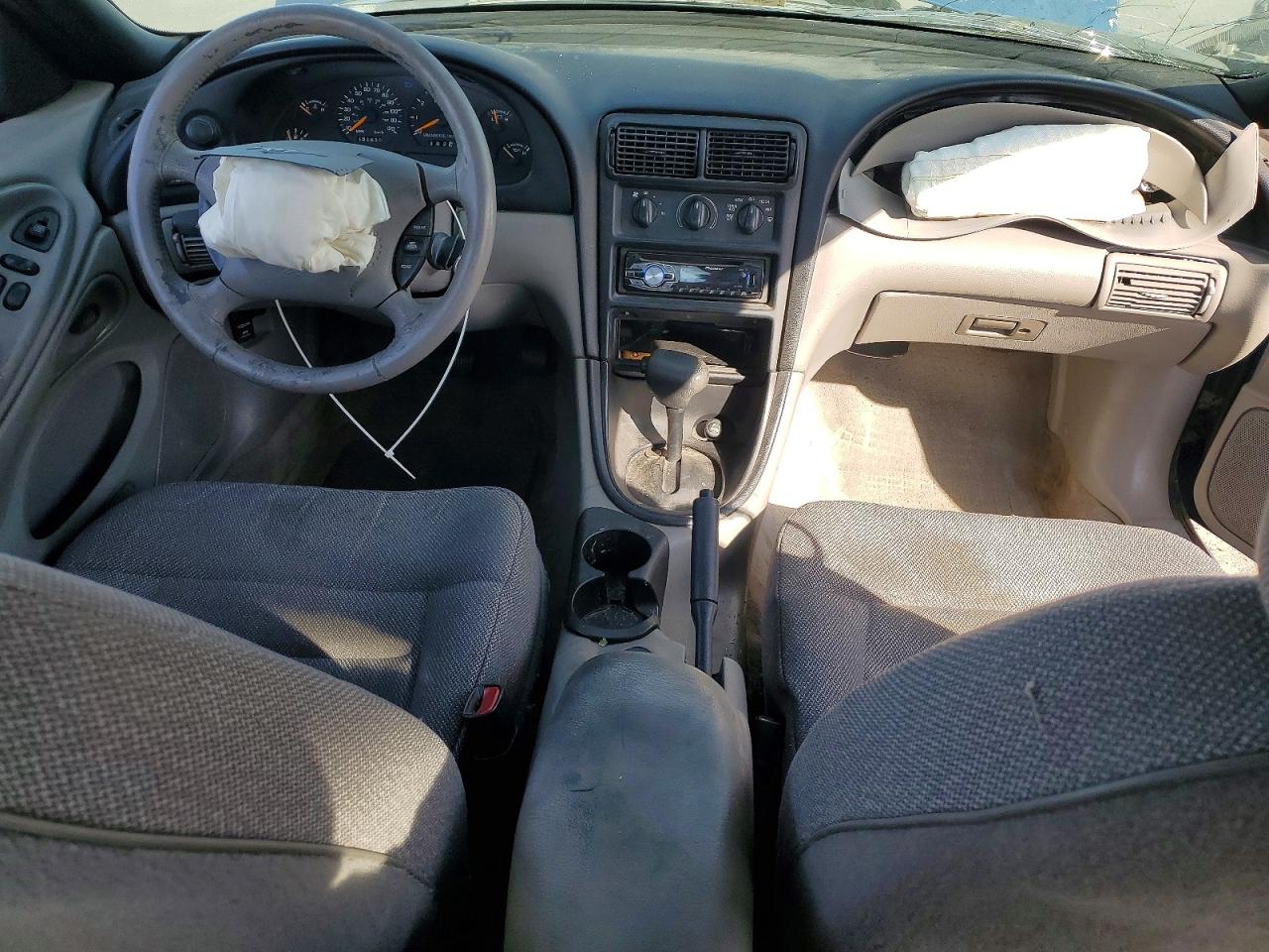 1998 Ford Mustang Blue vin: 1FAFP4041WF160075