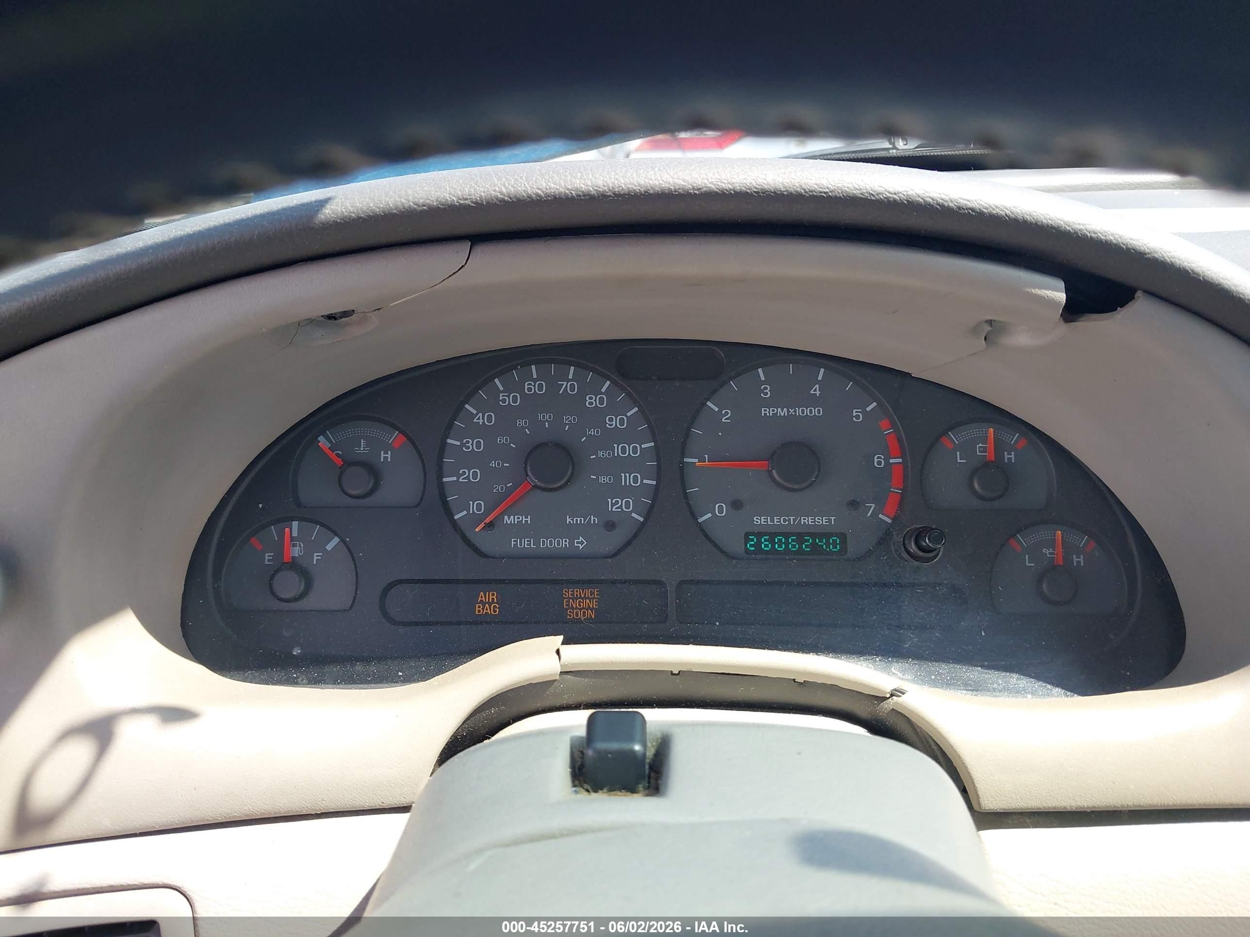 2000 Ford Mustang   Blue vin: 1FAFP4041YF150116