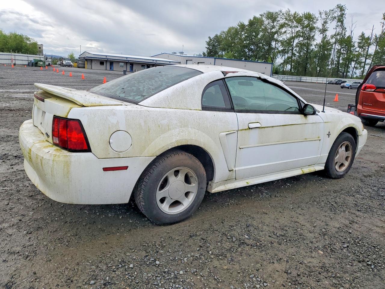 2000 Ford Mustang White vin: 1FAFP4041YF224778