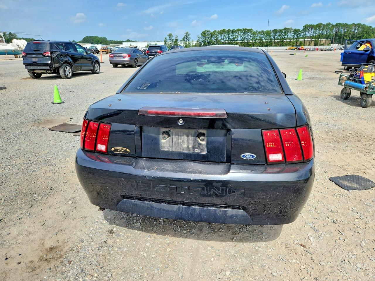 2001 Ford Mustang Black vin: 1FAFP40421F191439