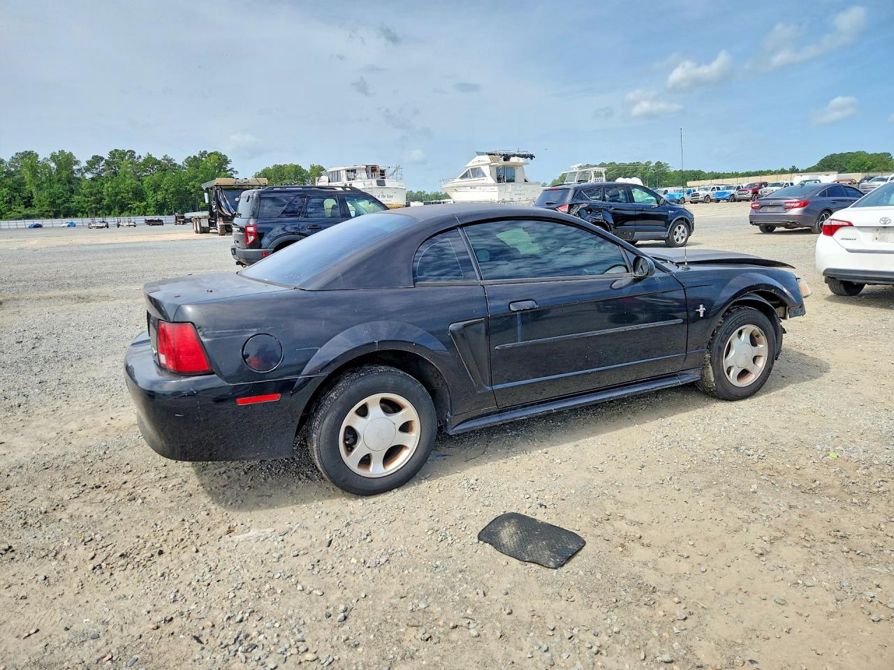 2001 Ford Mustang Black vin: 1FAFP40421F191439