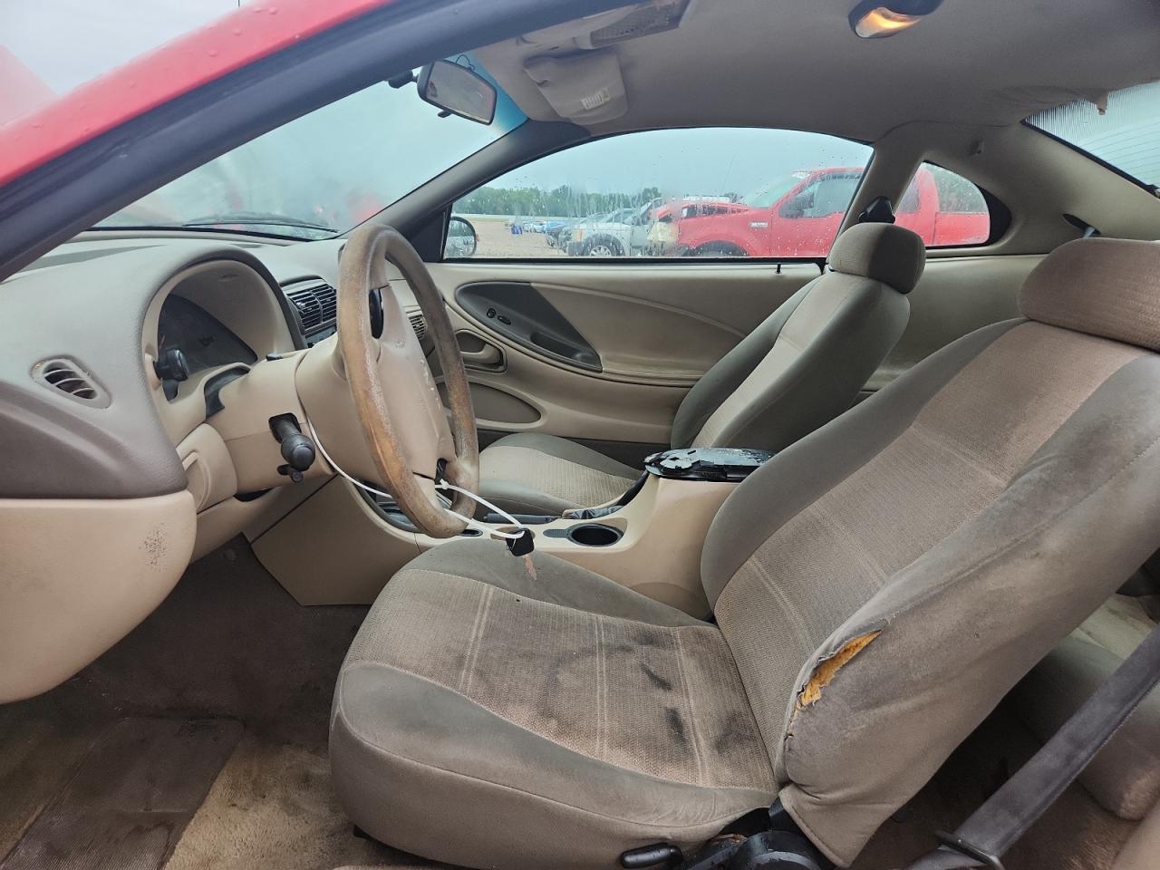 2002 Ford Mustang Red vin: 1FAFP40422F166719