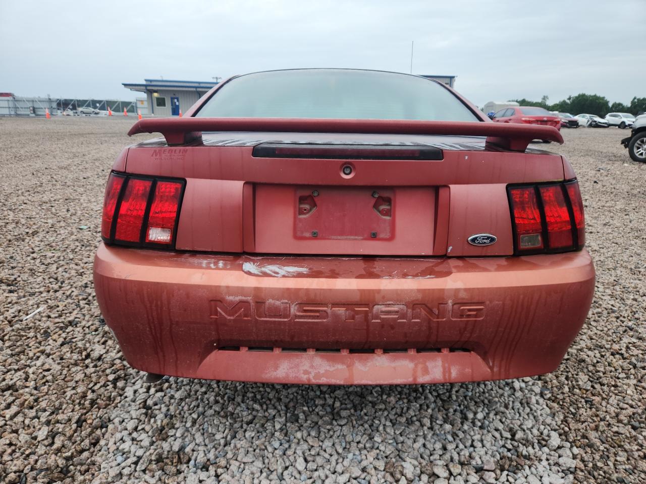 2002 Ford Mustang Red vin: 1FAFP40422F166719