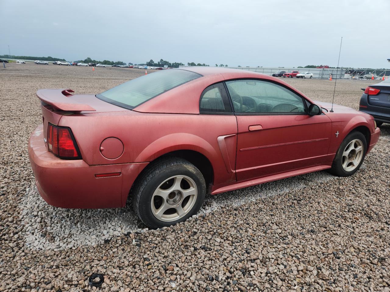 2002 Ford Mustang Red vin: 1FAFP40422F166719