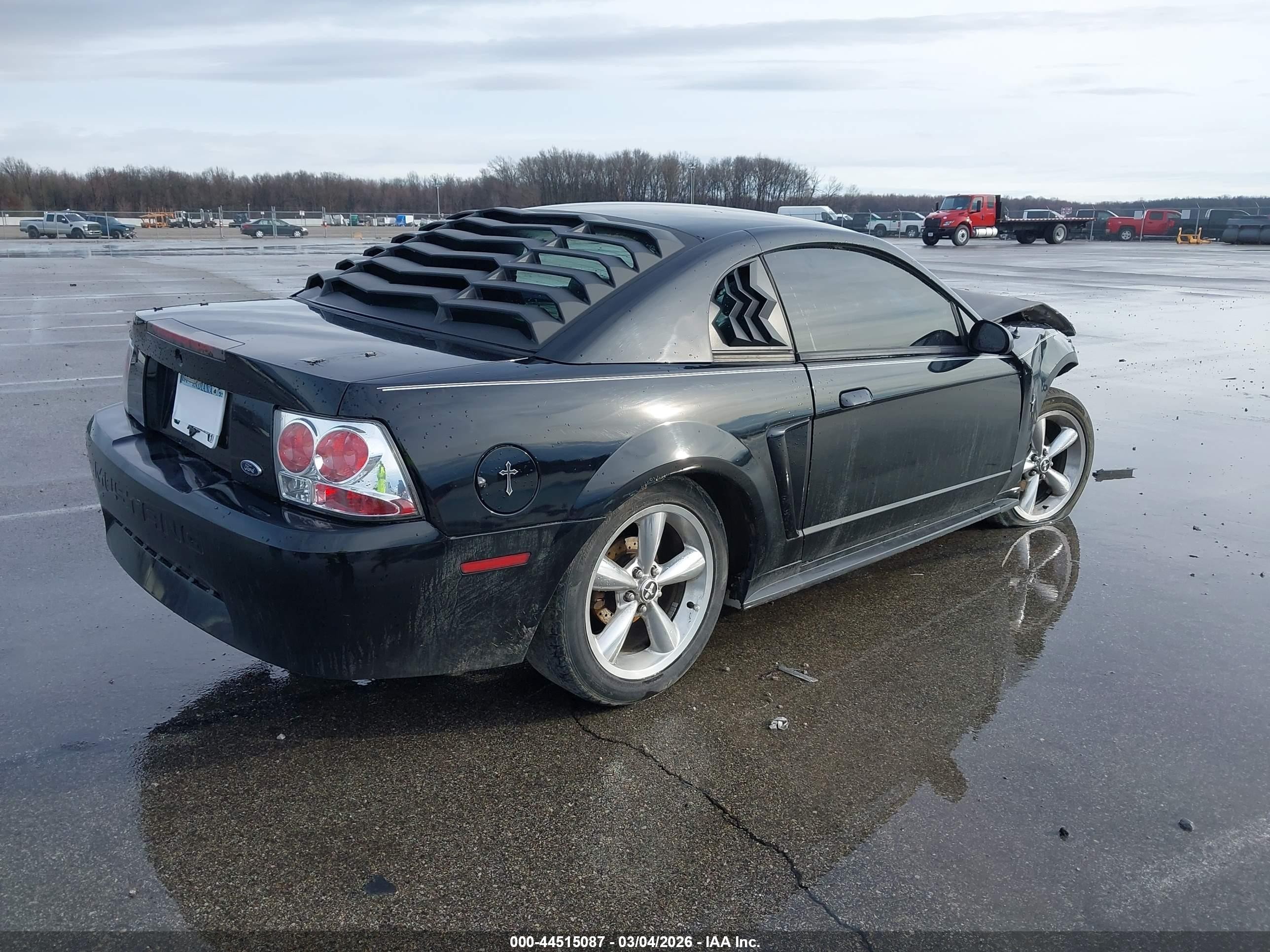 2003 Ford Mustang   Black vin: 1FAFP40423F325997