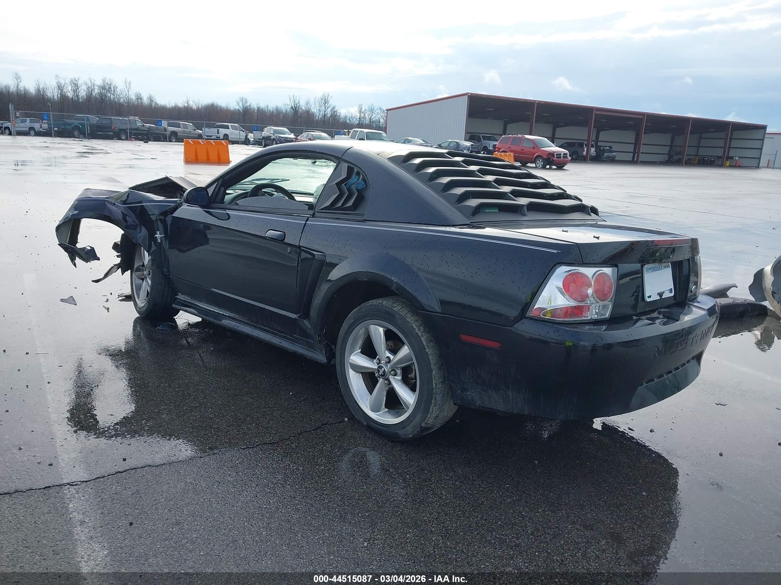 2003 Ford Mustang   Black vin: 1FAFP40423F325997