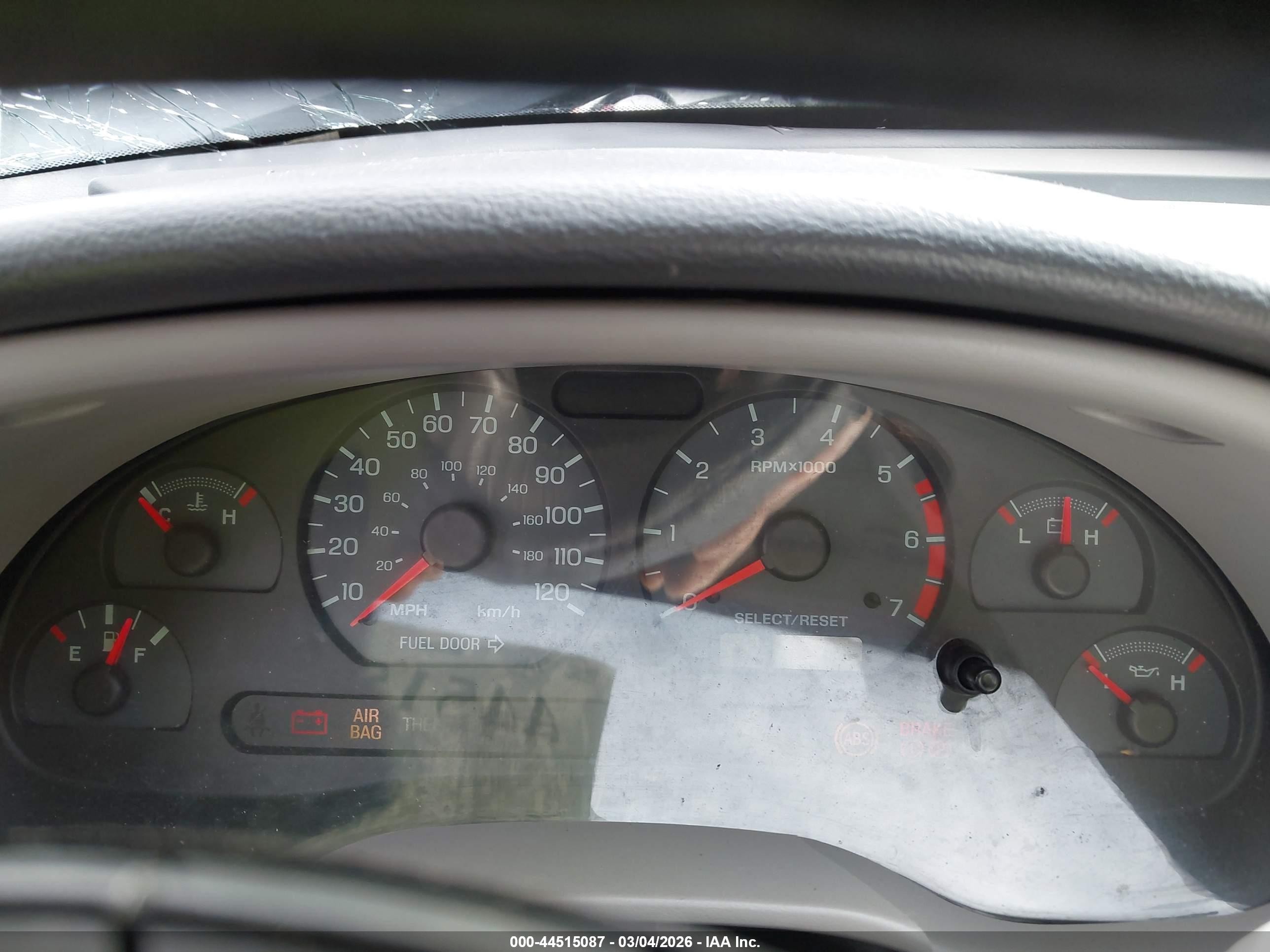 2003 Ford Mustang   Black vin: 1FAFP40423F325997