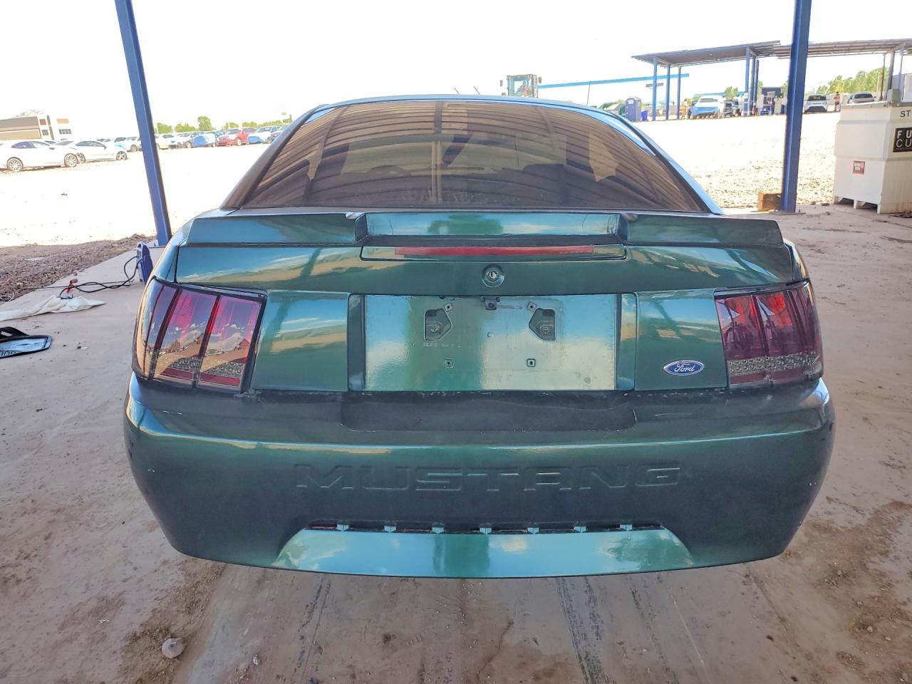 2003 Ford Mustang Green vin: 1FAFP40423F365027