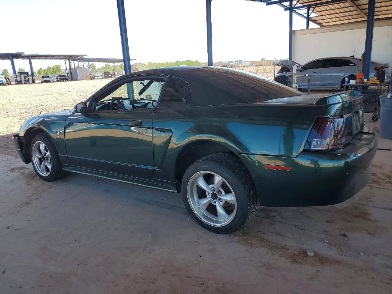 2003 Ford Mustang Green vin: 1FAFP40423F365027