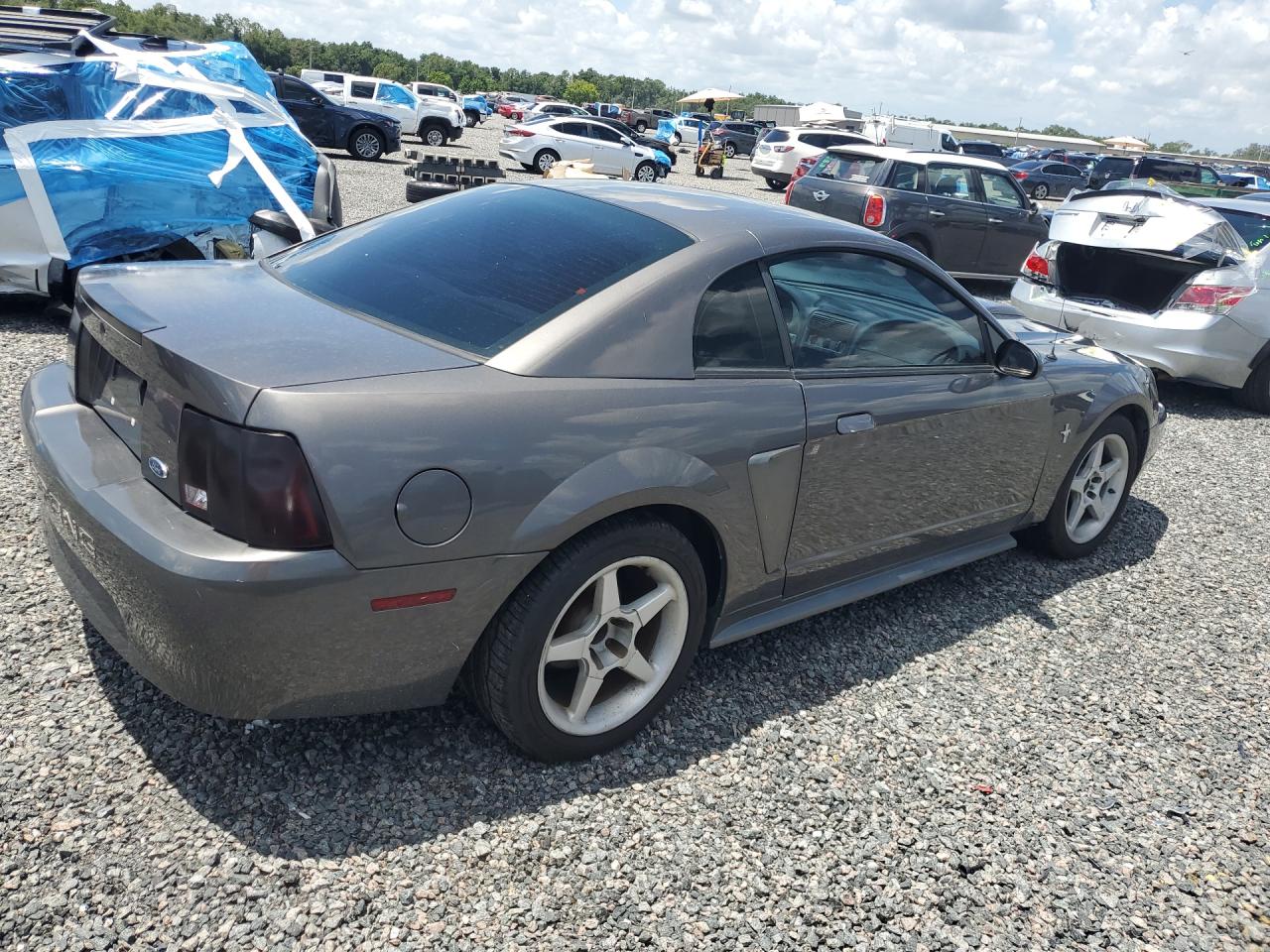 2003 Ford Mustang Gray vin: 1FAFP40423F403467