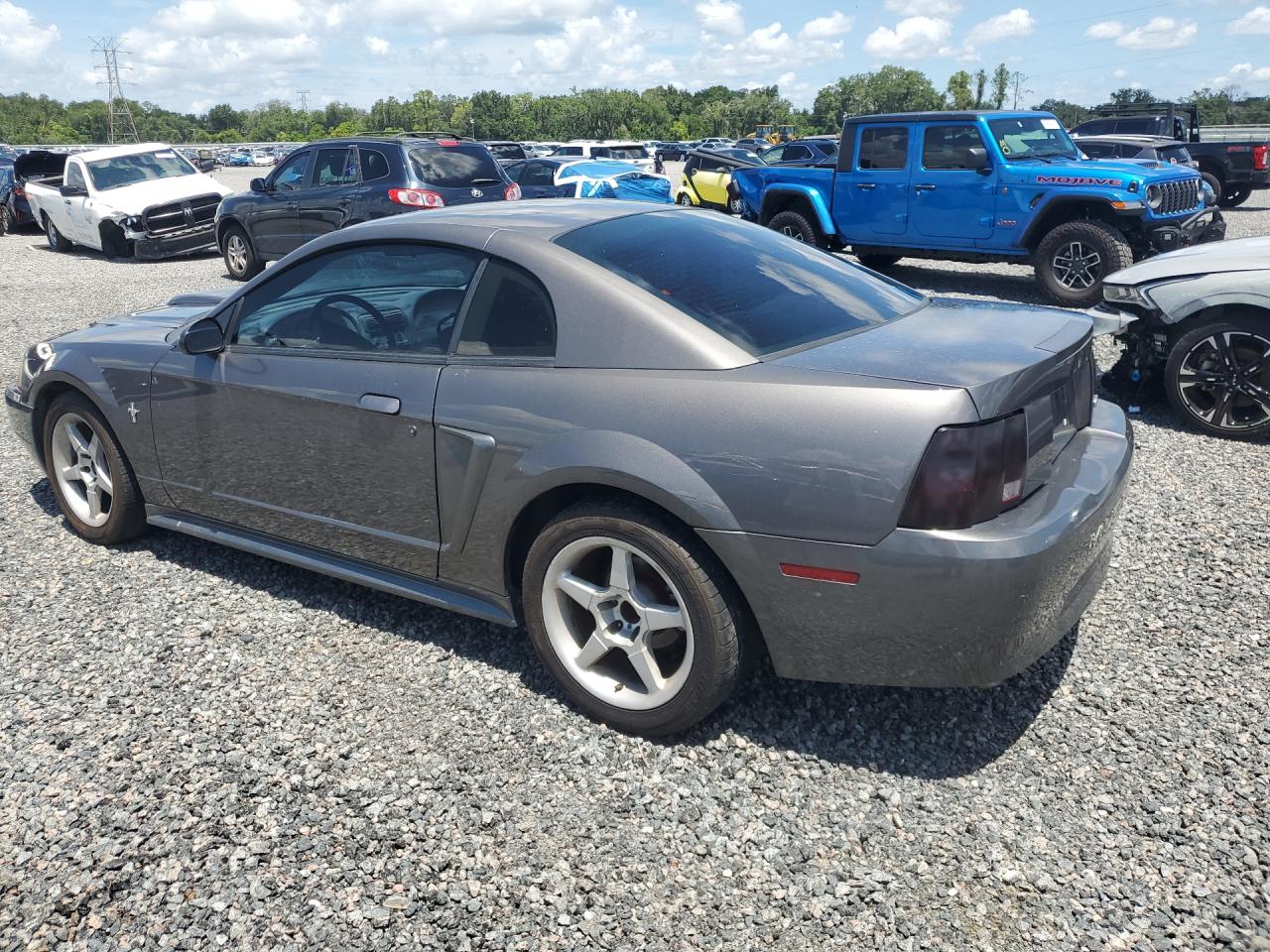 2003 Ford Mustang Gray vin: 1FAFP40423F403467