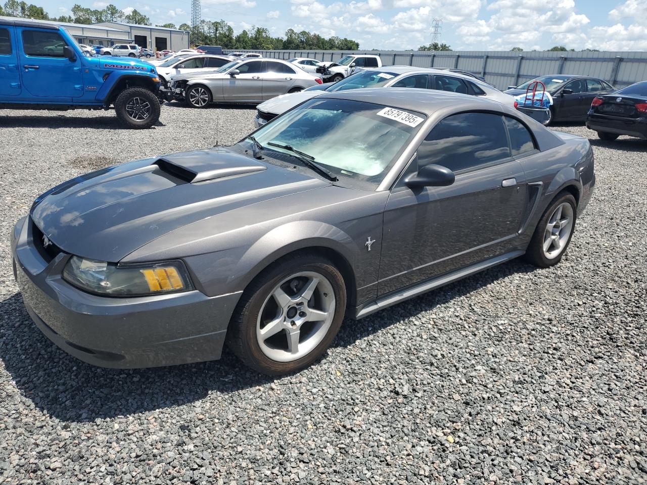 2003 Ford Mustang Gray vin: 1FAFP40423F403467