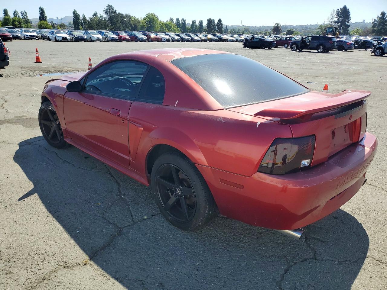 2003 Ford Mustang Red vin: 1FAFP40423F431852