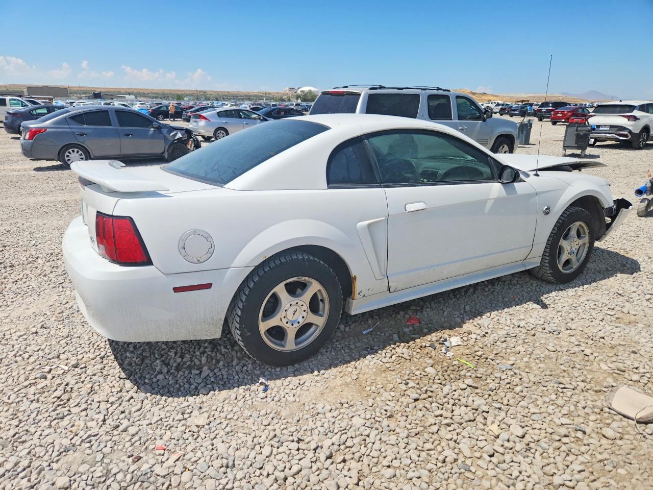 2004 Ford Mustang Белый vin: 1FAFP40424F125414