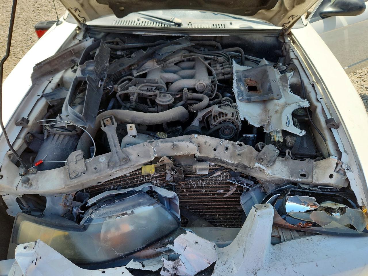 2004 Ford Mustang Белый vin: 1FAFP40424F125414