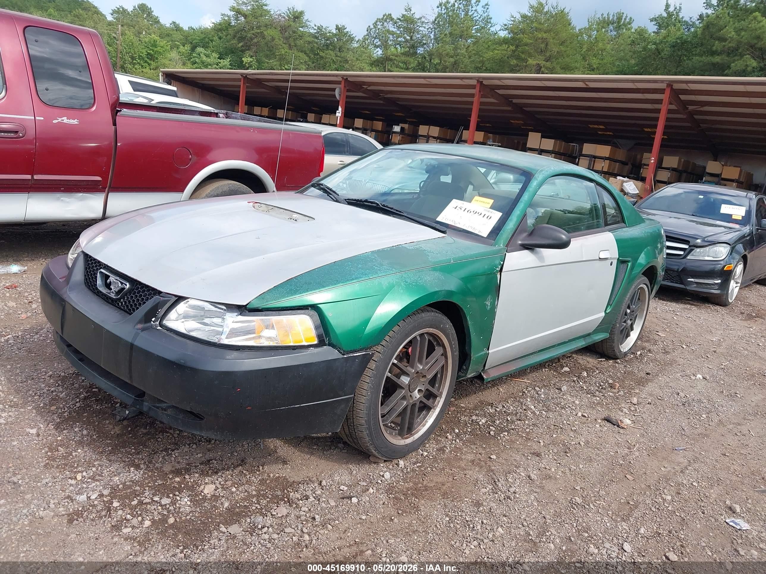 1999 Ford Mustang   Green vin: 1FAFP4042XF101991