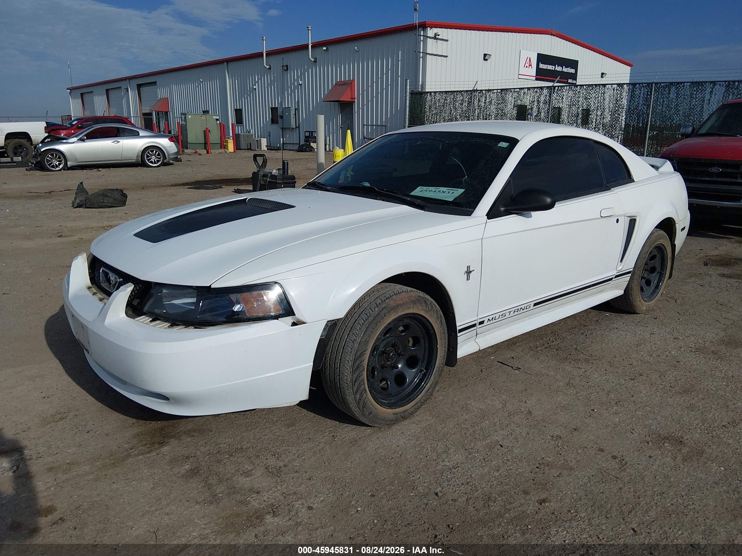 2000 Ford Mustang Белый vin: 1FAFP4042YF215409
