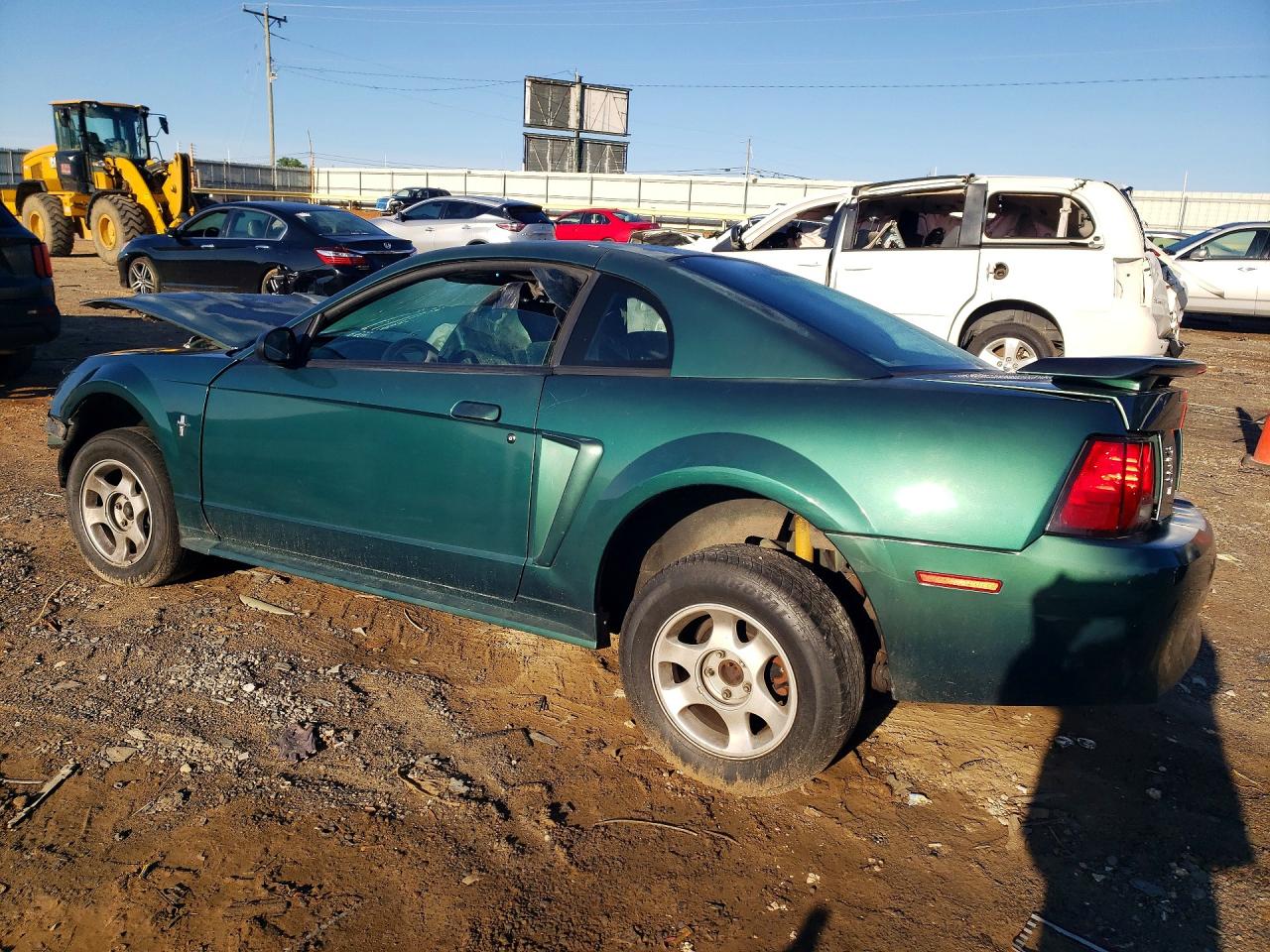 2000 Ford Mustang Green vin: 1FAFP4042YF222697
