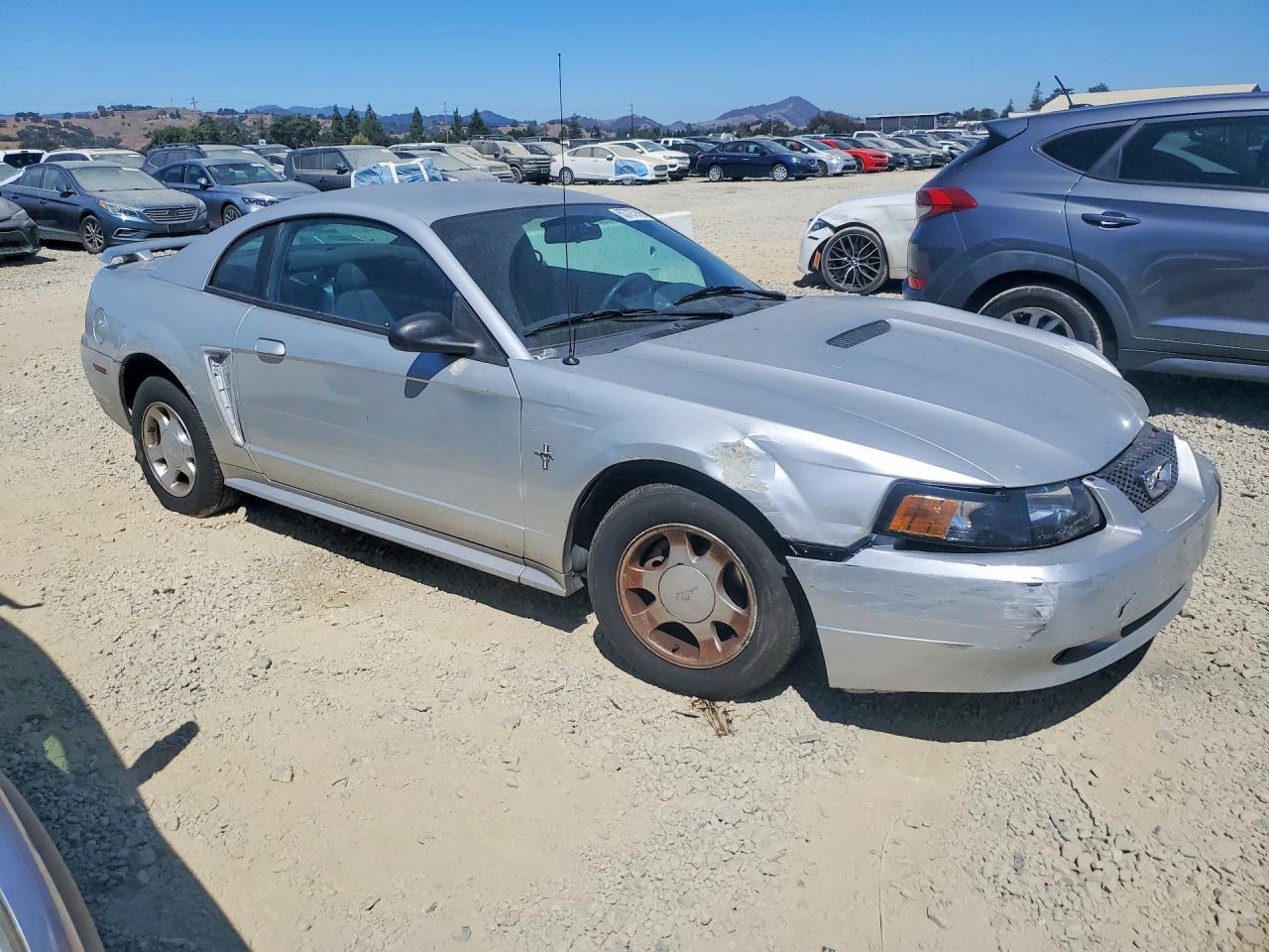 2001 Ford Mustang Silver vin: 1FAFP40431F105880