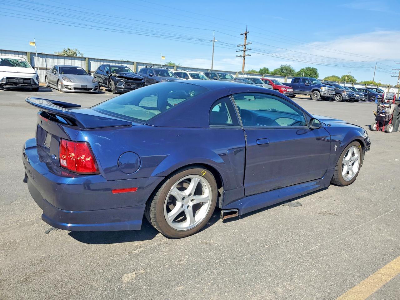 2001 Ford Mustang Blue vin: 1FAFP40431F169319