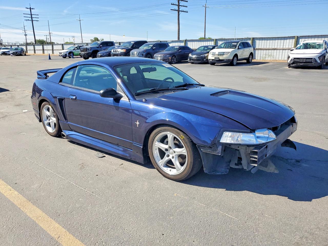 2001 Ford Mustang Blue vin: 1FAFP40431F169319