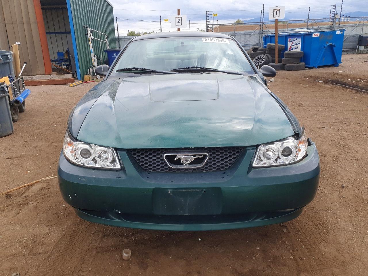 2003 Ford Mustang Green vin: 1FAFP40433F360158